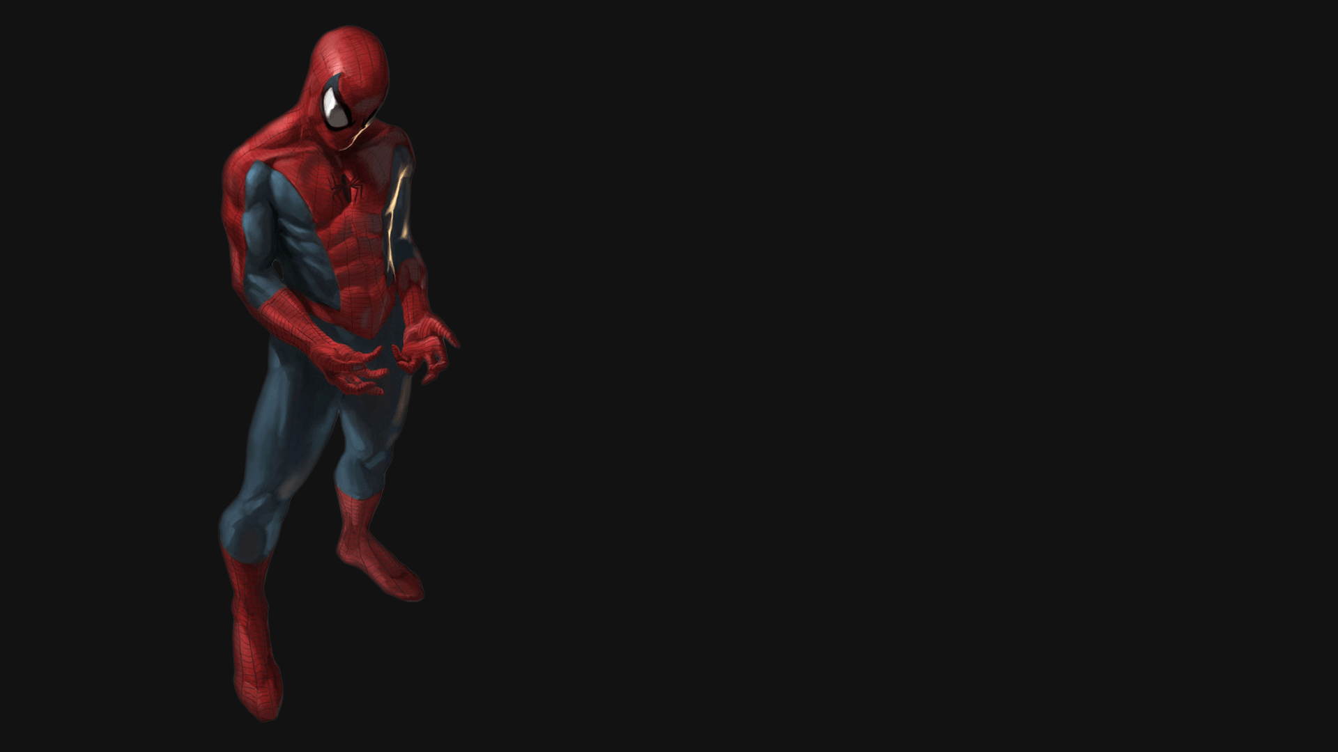 spiderman black background HD wallpaper for desktop