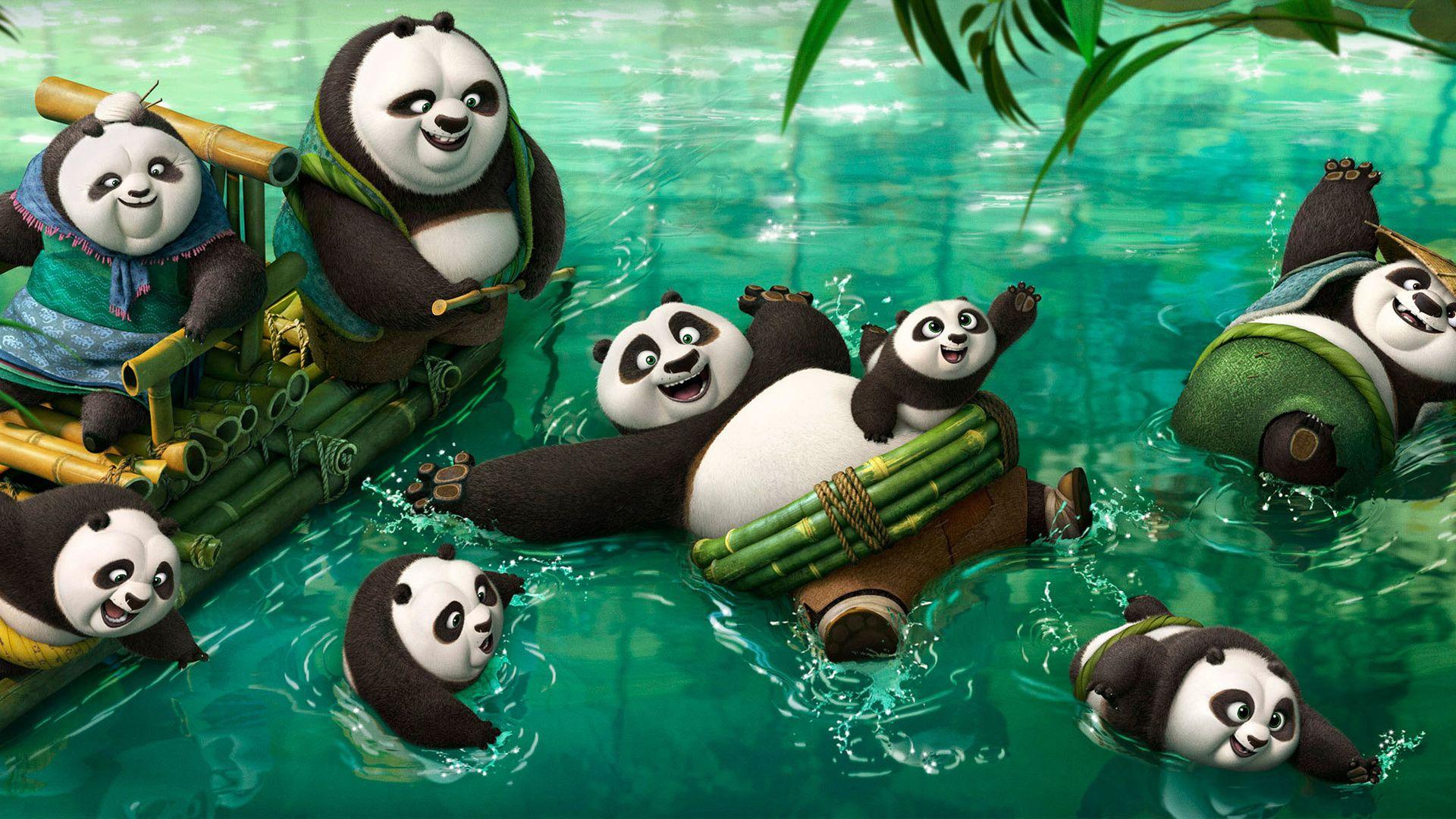 Kung fu Panda 3 New Pandas Wallpaper