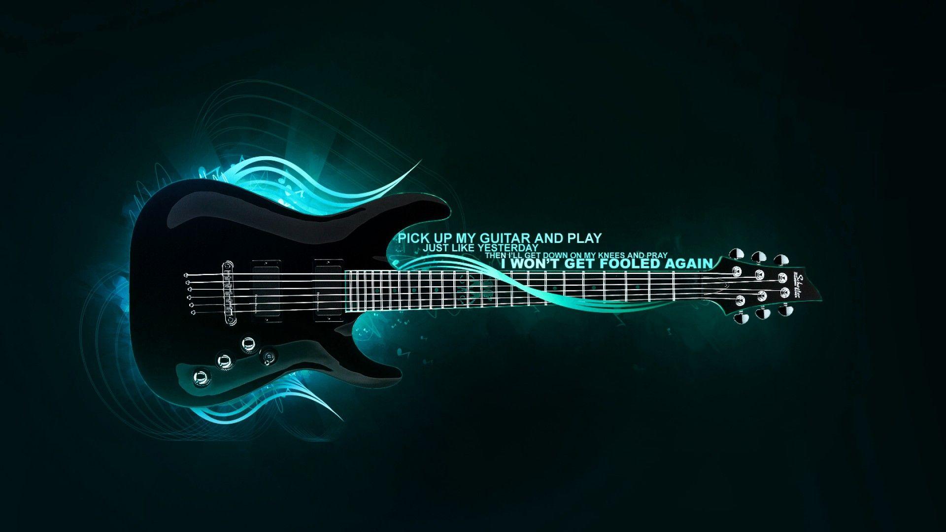 Download desktop wallpaper Bass guitar, wallpaper