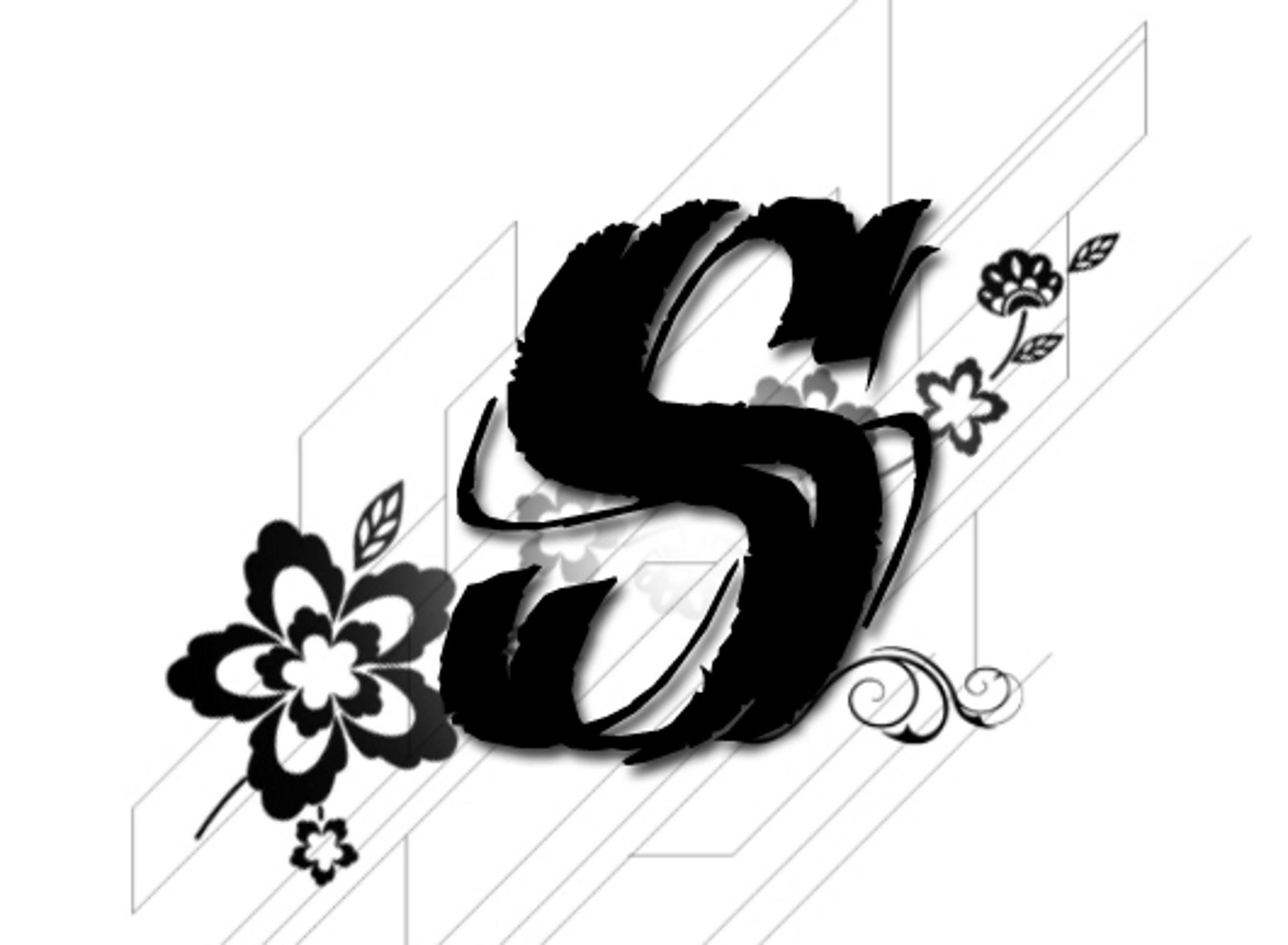 stylish letter s wallpaper