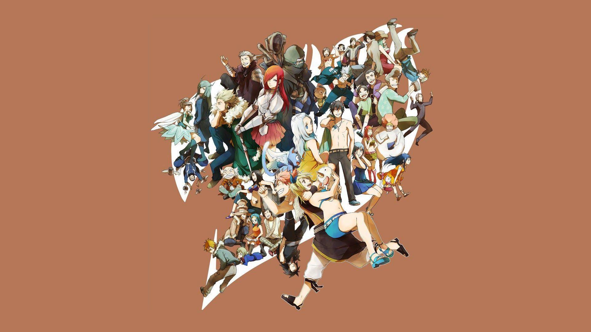Fairy Tail Logo Guild Members 86 Wallpaper HD
