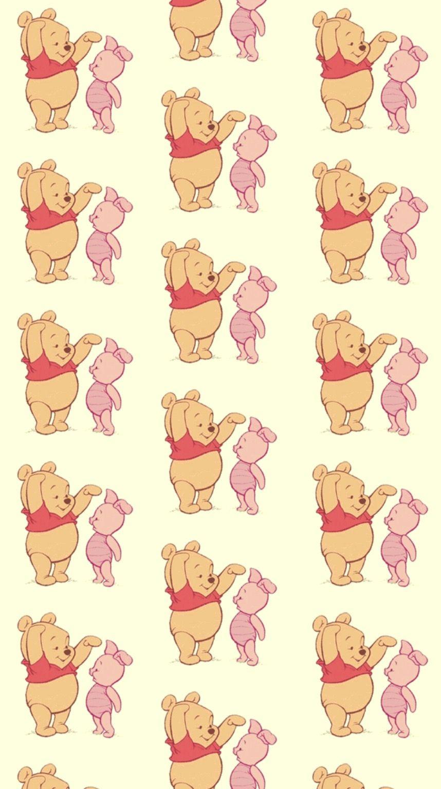 Patterns Background Wallpaper Image Winnie The Pooh HD Wallpaper