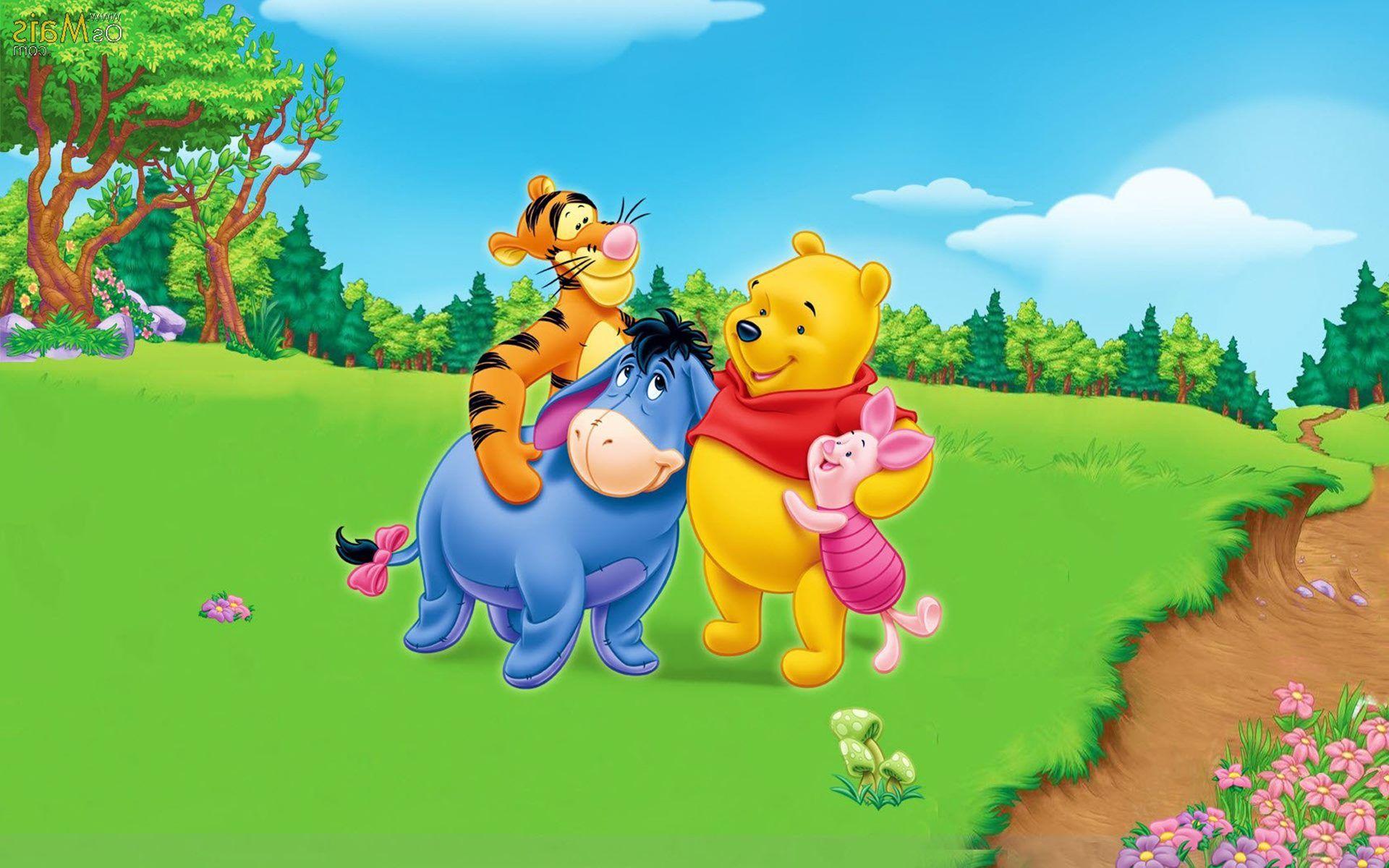 Winnie The Pooh Tigger Eeyore Piglet Friendship With Friends Cartoon