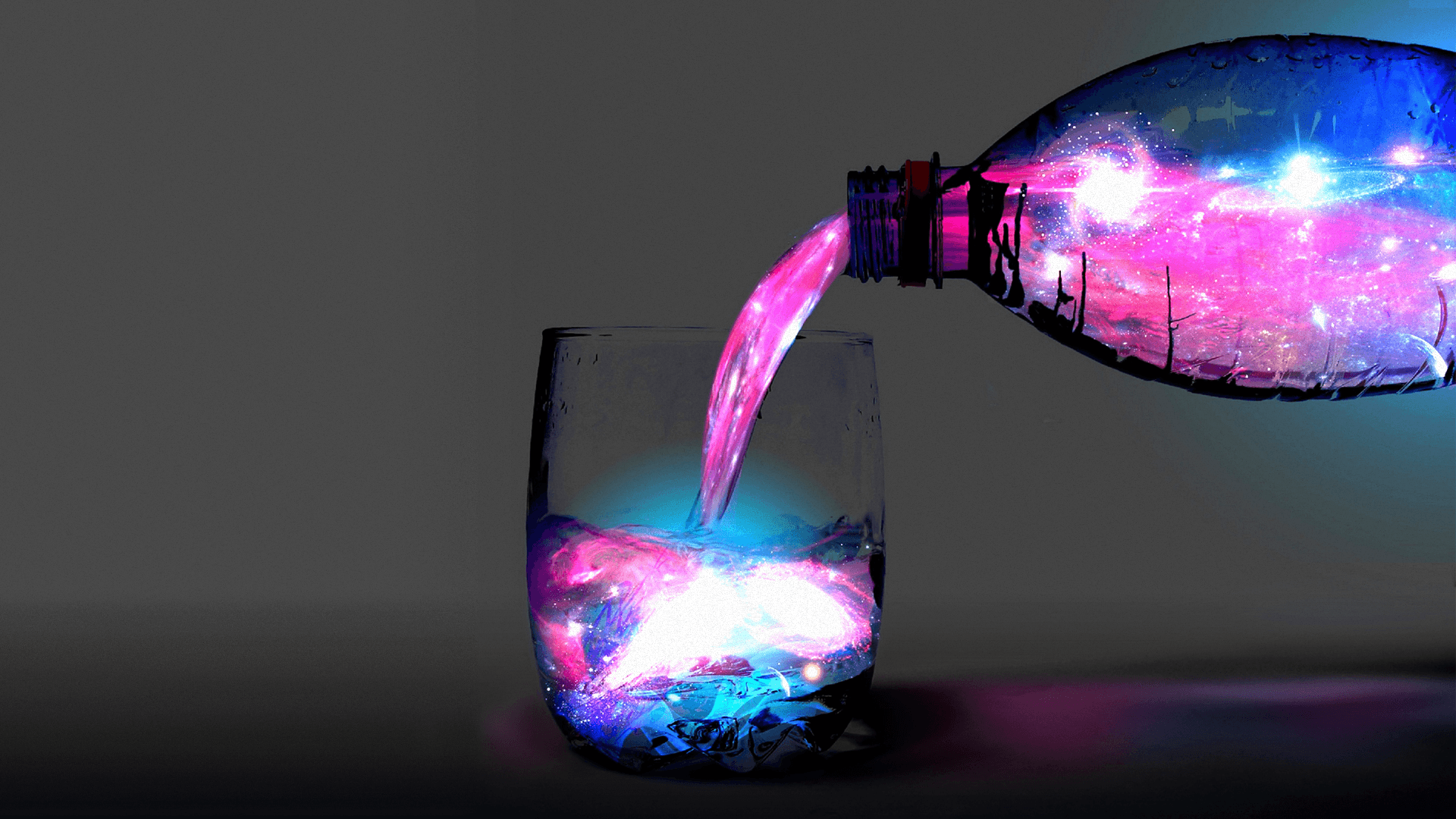Blue and Purple Drink