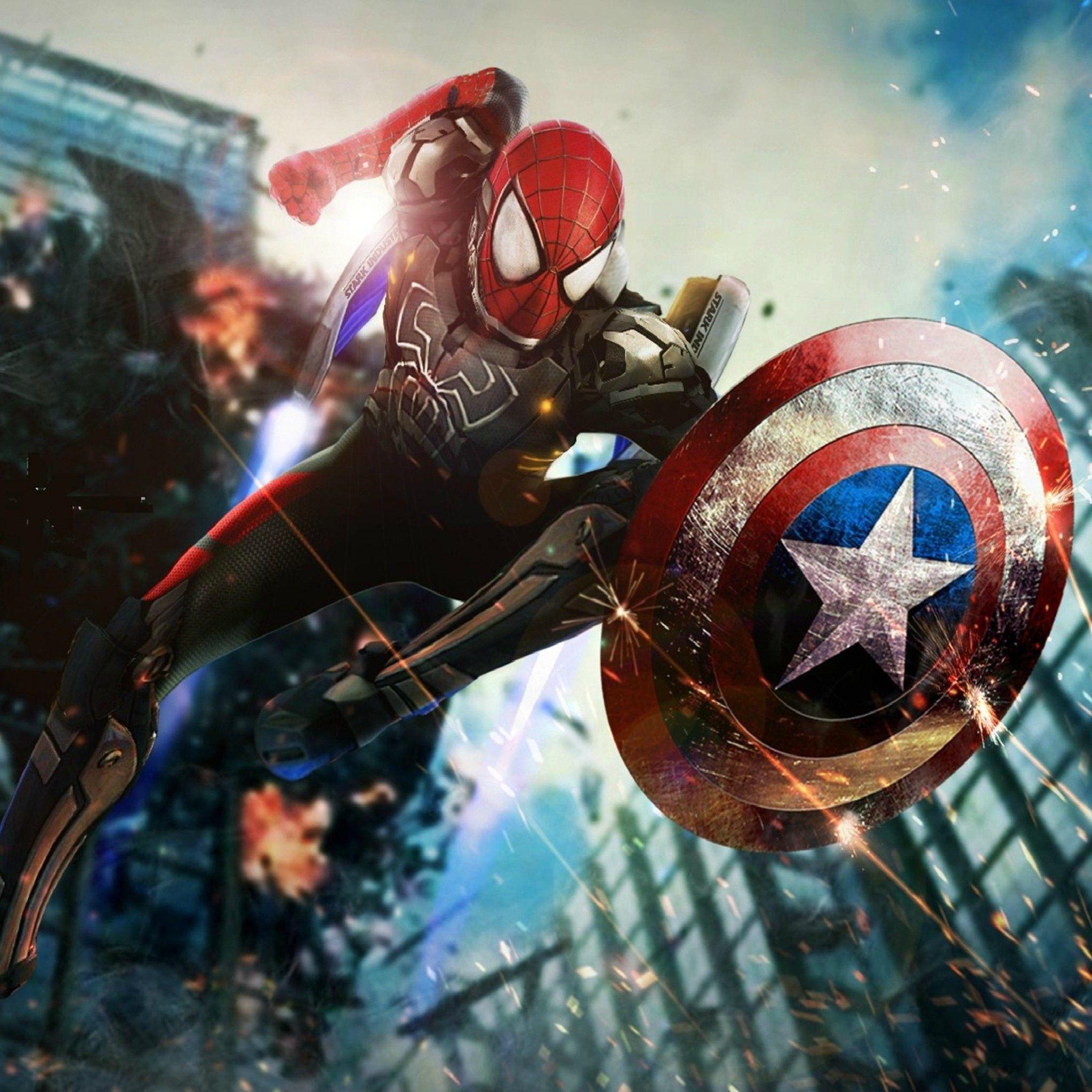 Spiderman or Captain America? Tap to see more Civil War: Captain