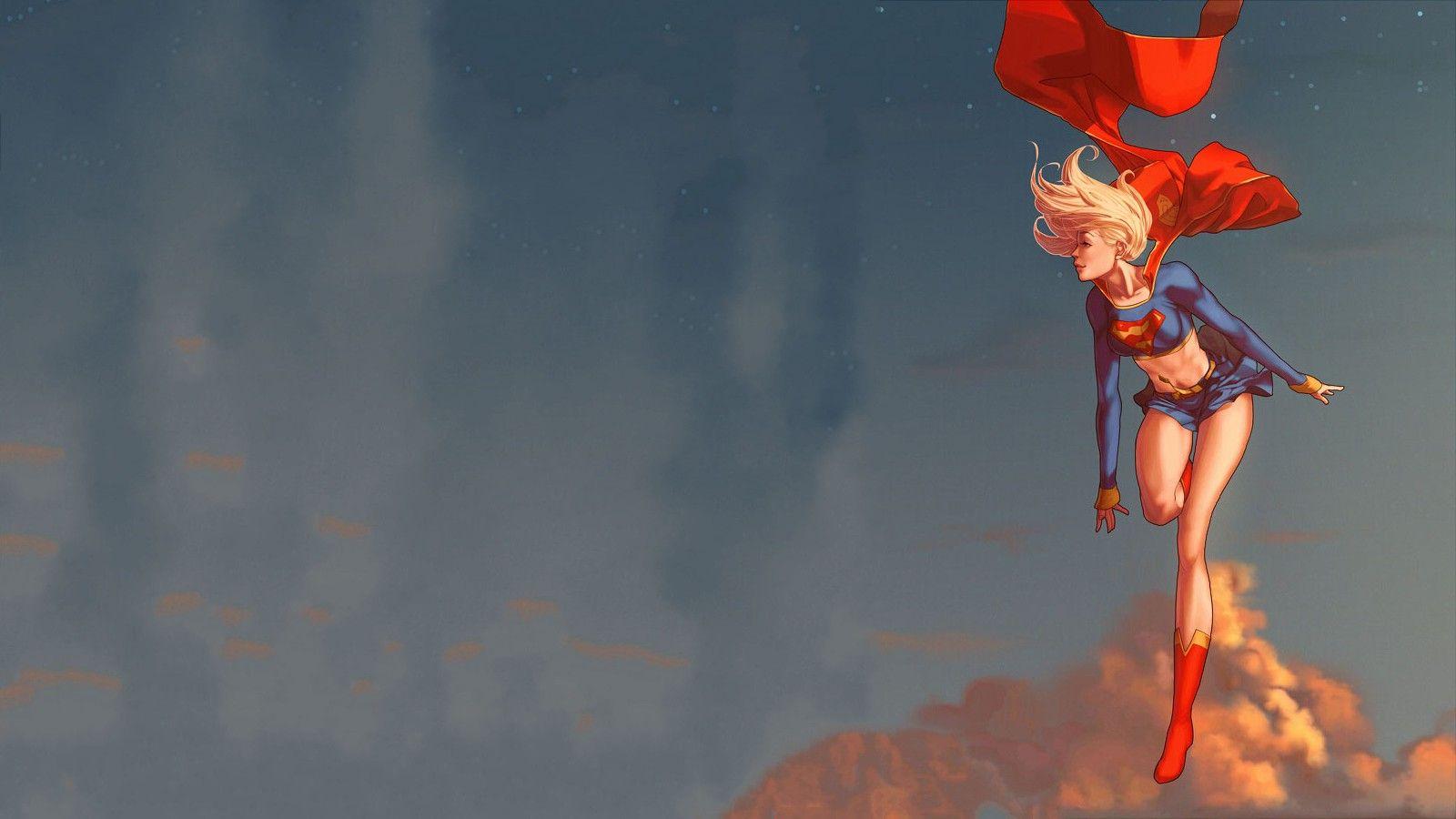 Wallpaper, 1600x900 px, DC Comics, Supergirl, superhero, Superman