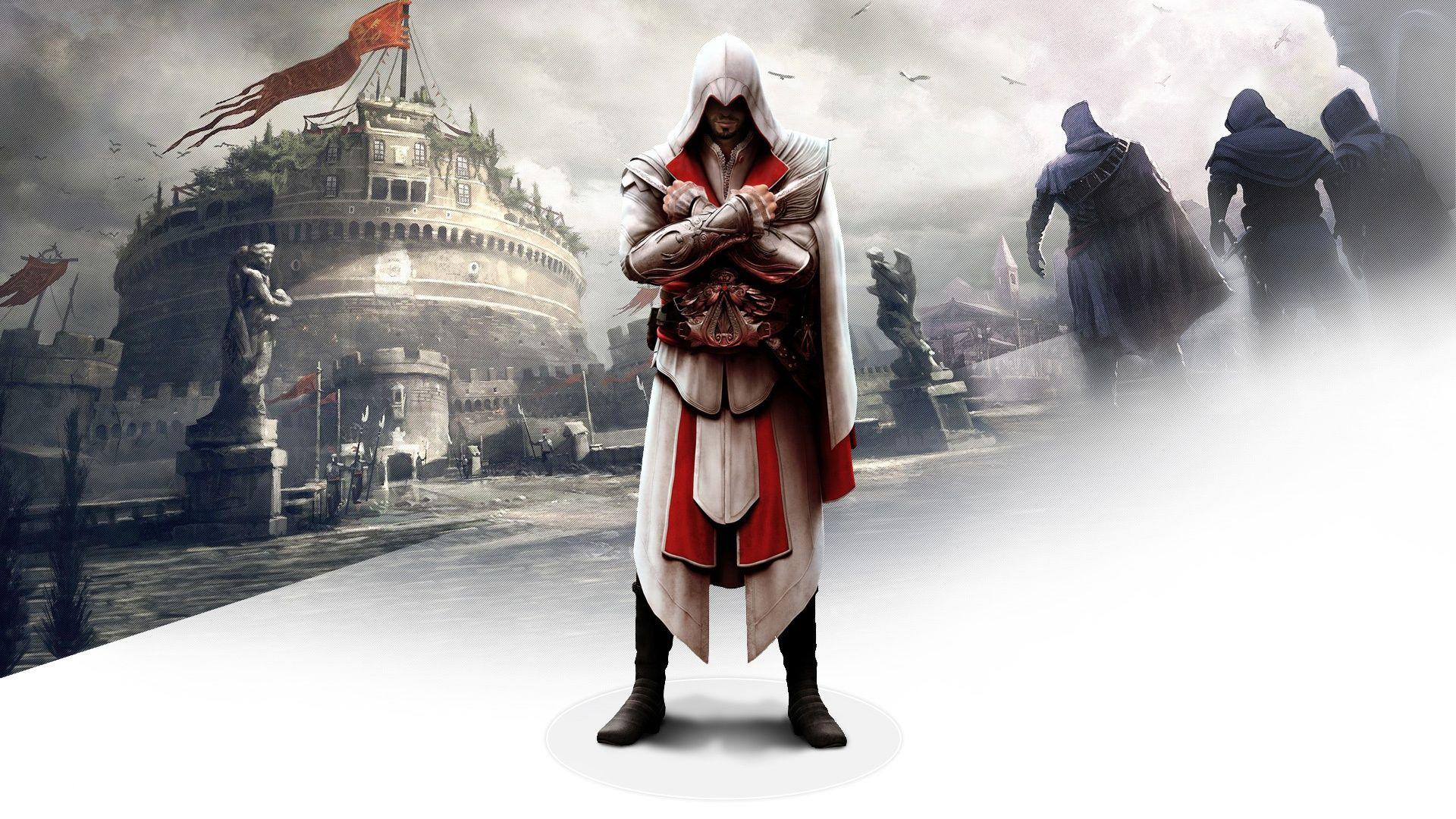Ezio in Assassin's Creed Brotherhood Wallpaper in jpg format