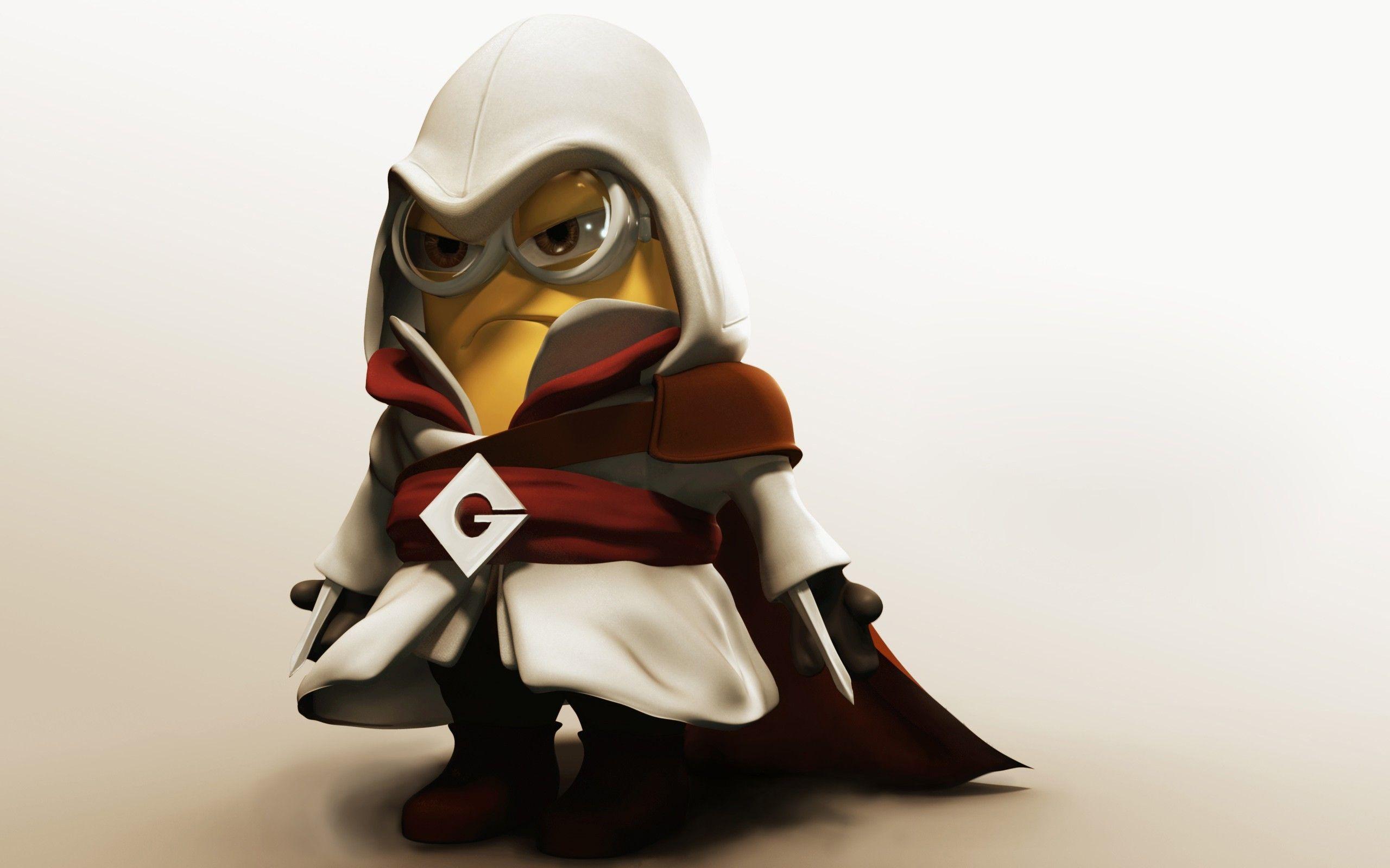 Despicable me ezio auditore da firenze minions wallpaper