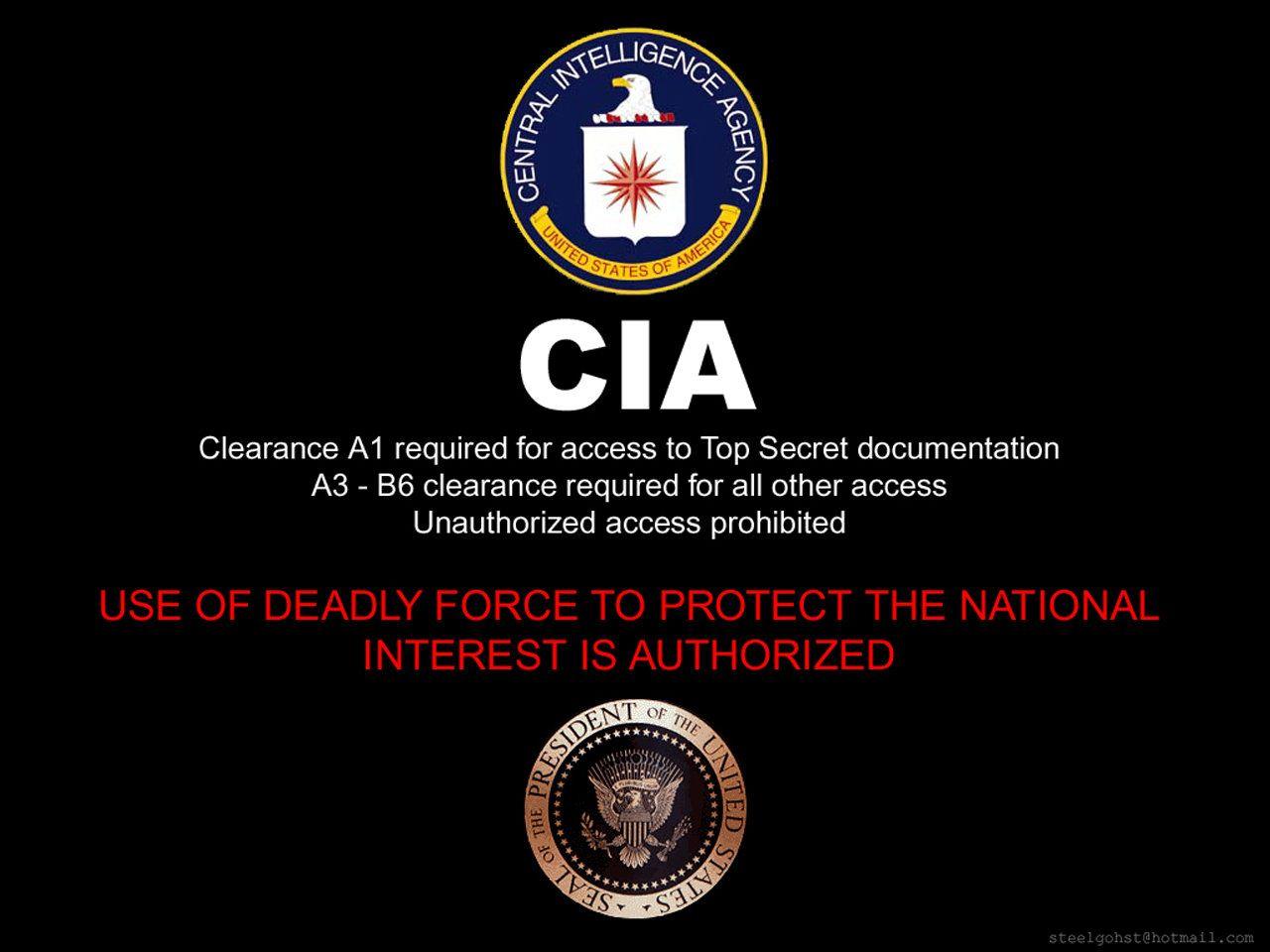 CIA WALLPAPER by steelgohst.