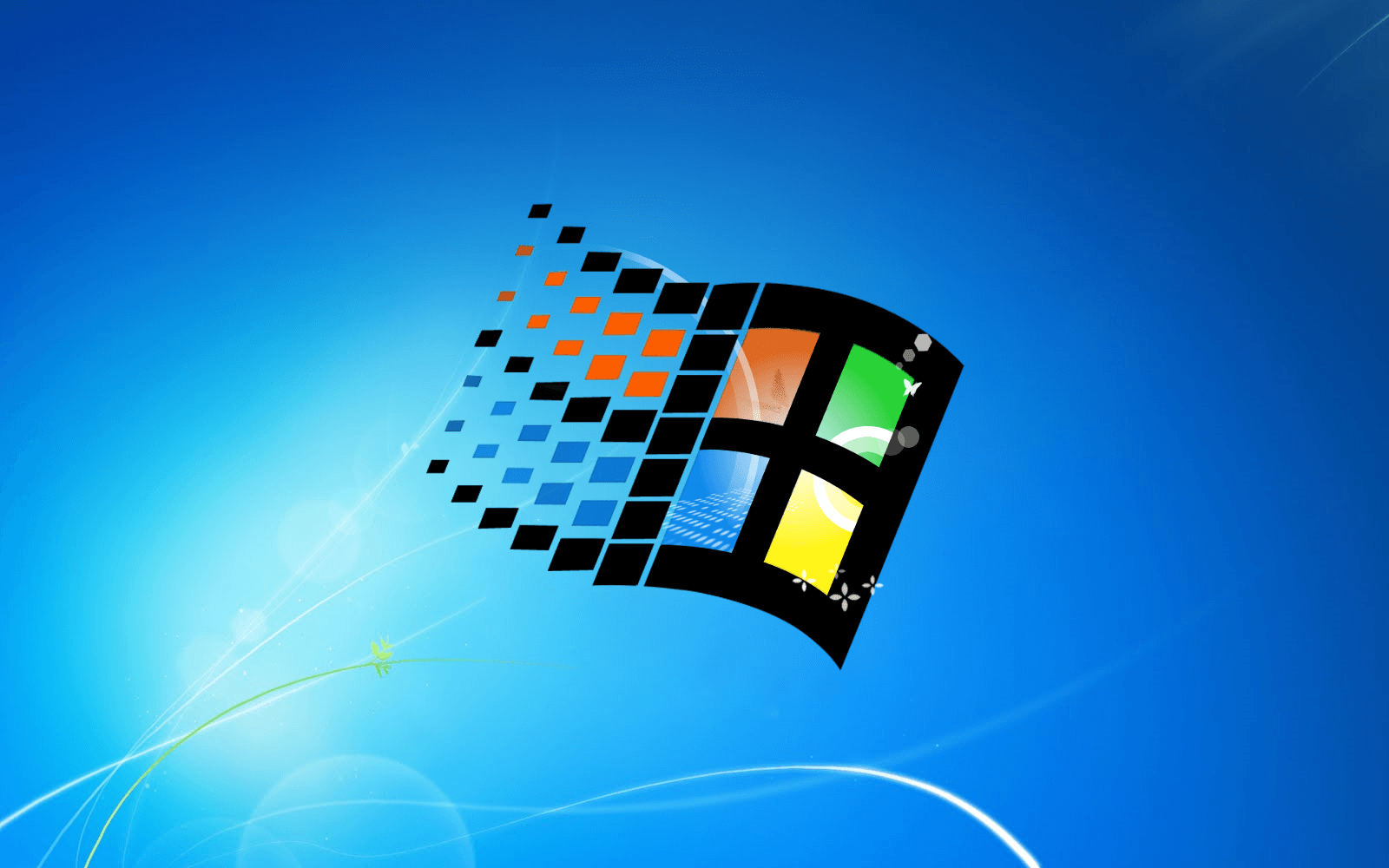 Windows 7 95 flag Wallpaper and Background Imagex1000