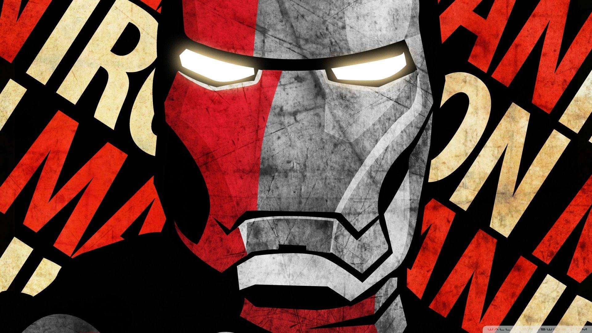 Shepard Fairey Iron Man Poster by IfDeathInspired ❤ 4K HD Desktop