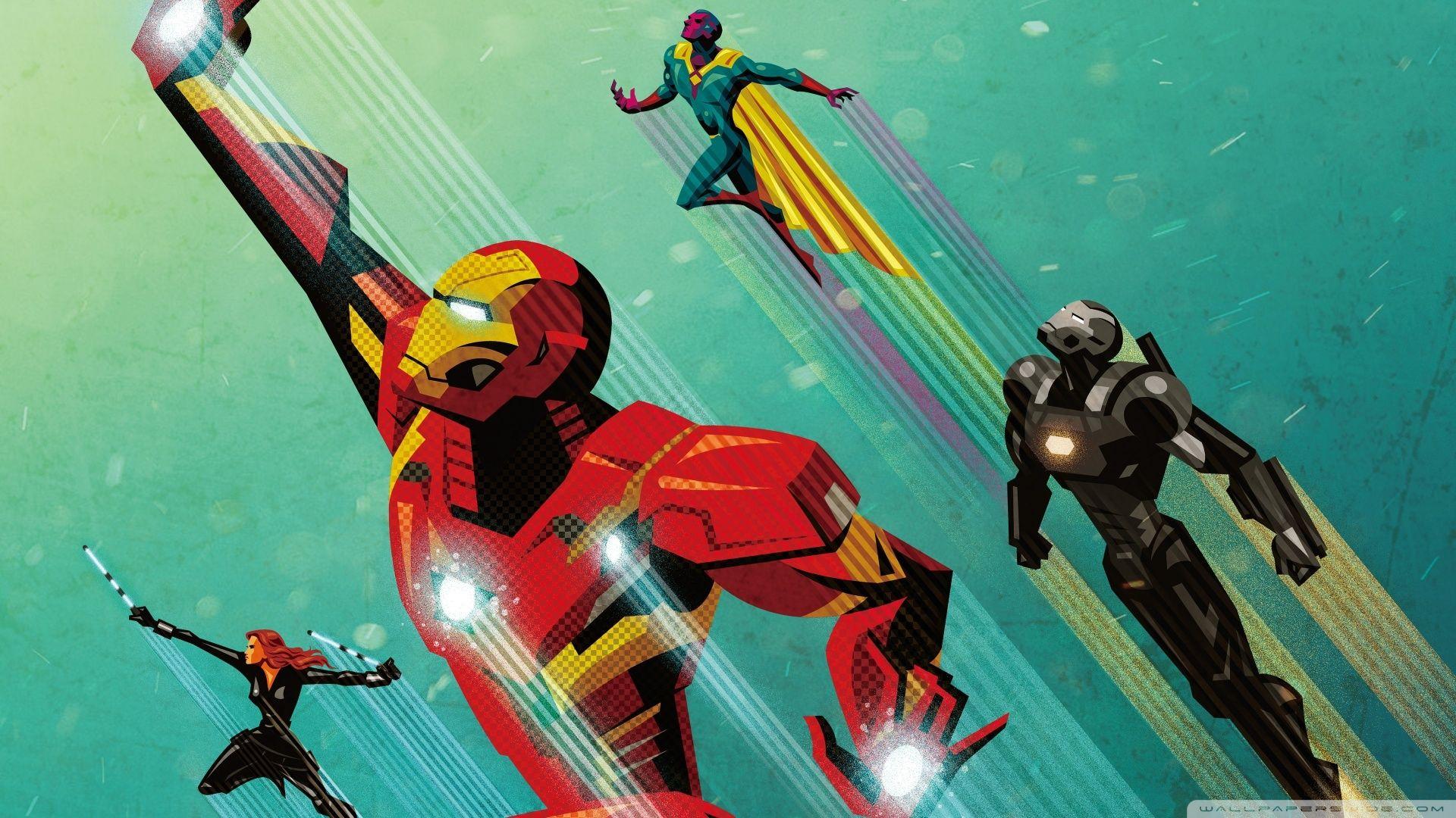 Civil War Artwork Iron Man ❤ 4K HD Desktop Wallpaper for 4K Ultra