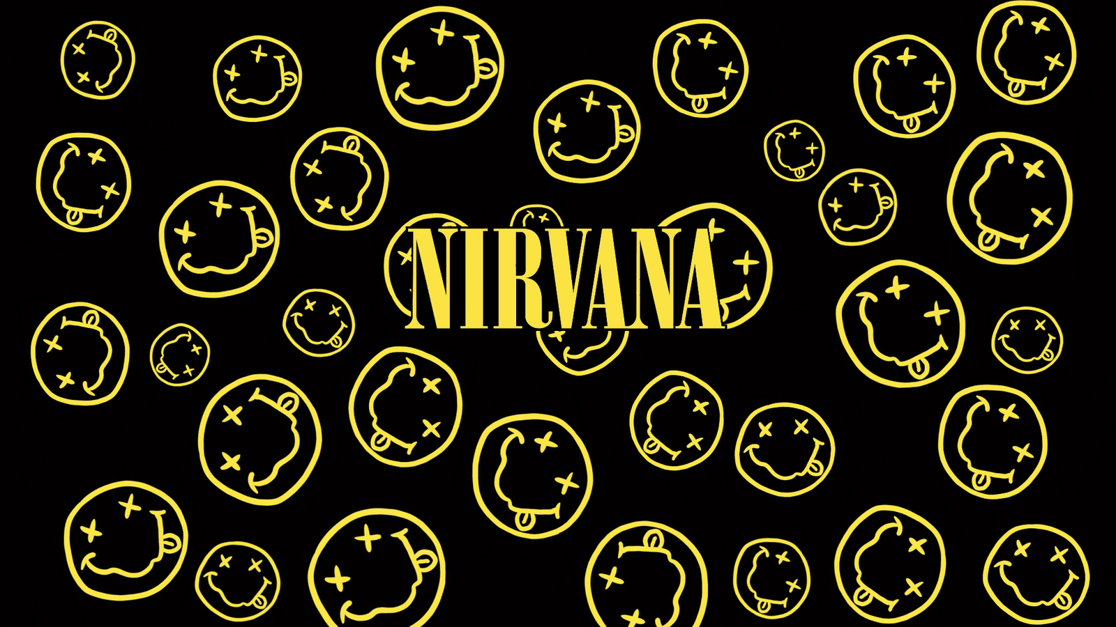 Nirvana Logo Wallpaper Wallpaper. Nirvana logo wallpaper