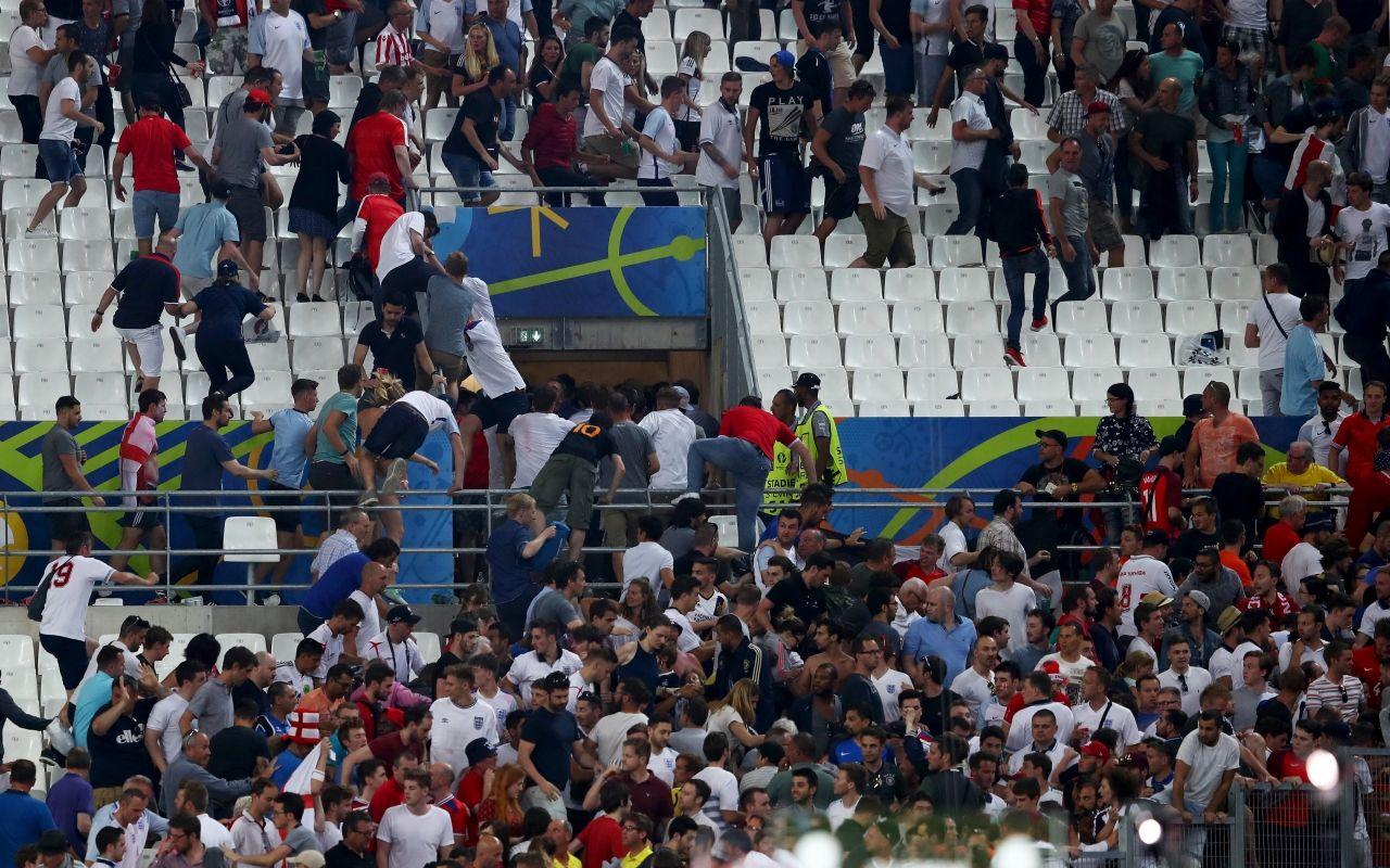 Blood on the streets: the charge of the hooligans at Euro 2016