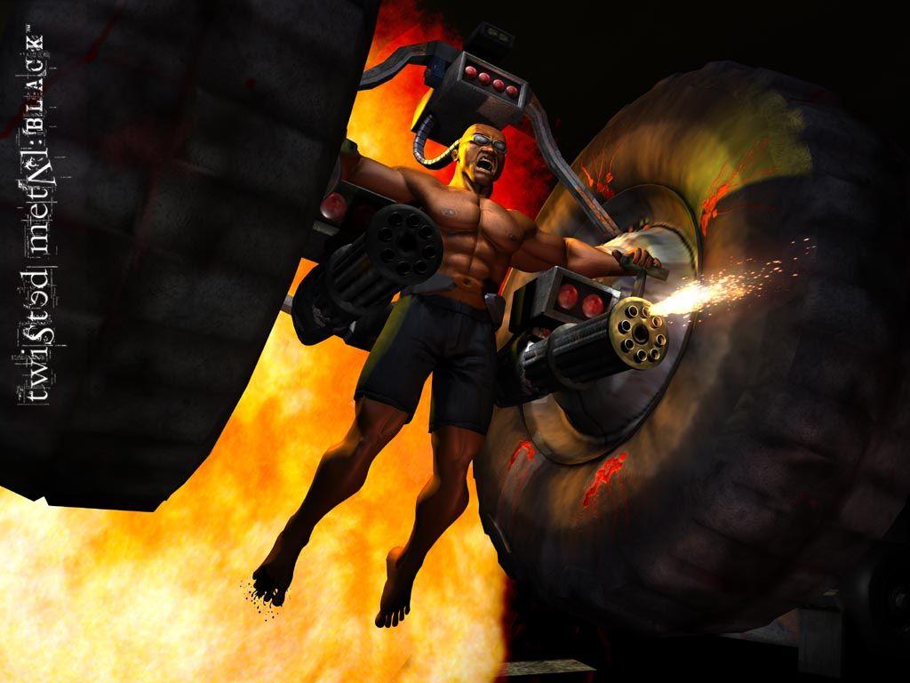 Image tagged in twisted metal,ps1,collection,sweet tooth - Imgflip