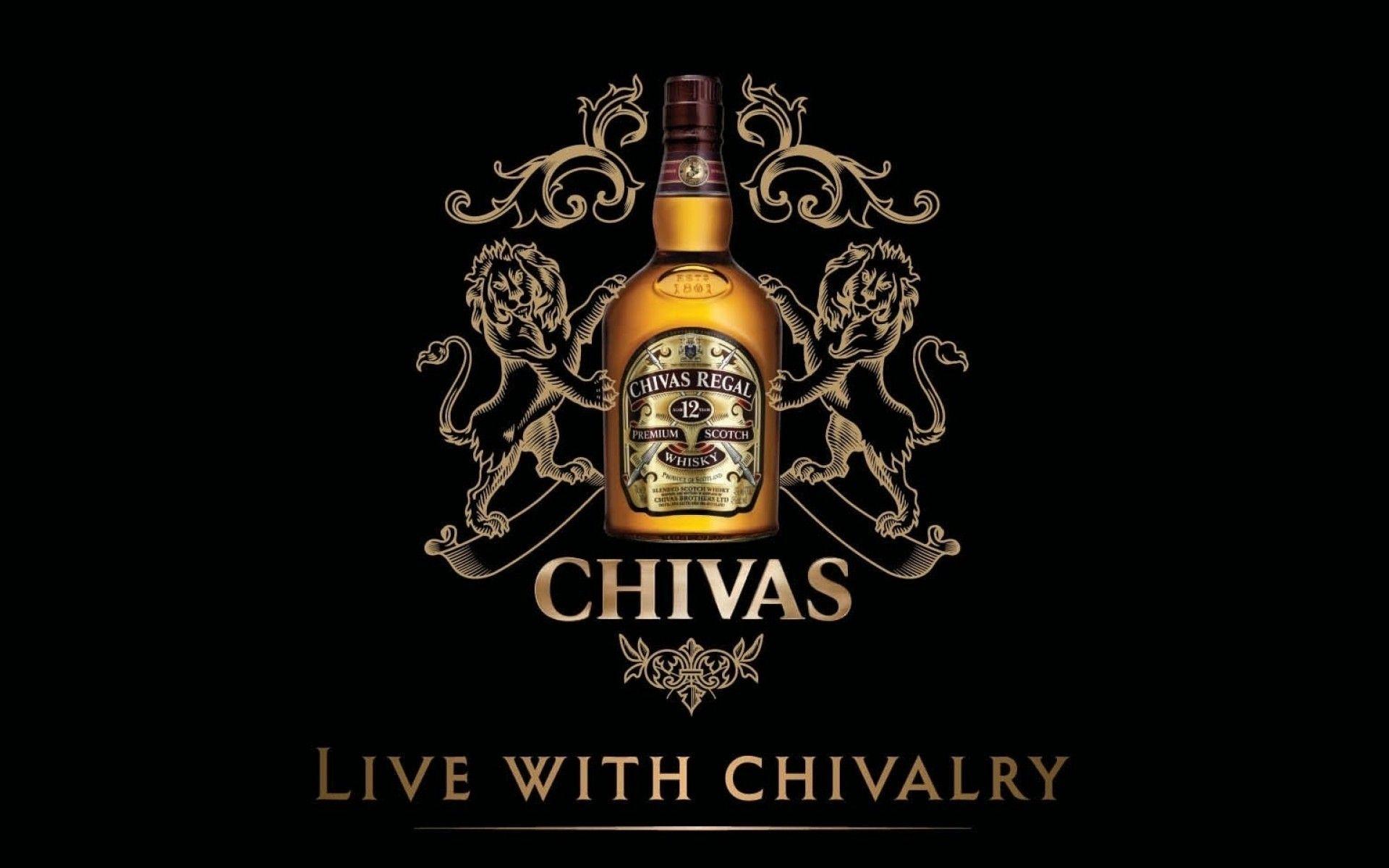 Wallpaper, logo, drink, whisky, brand, Chivas Regal, font