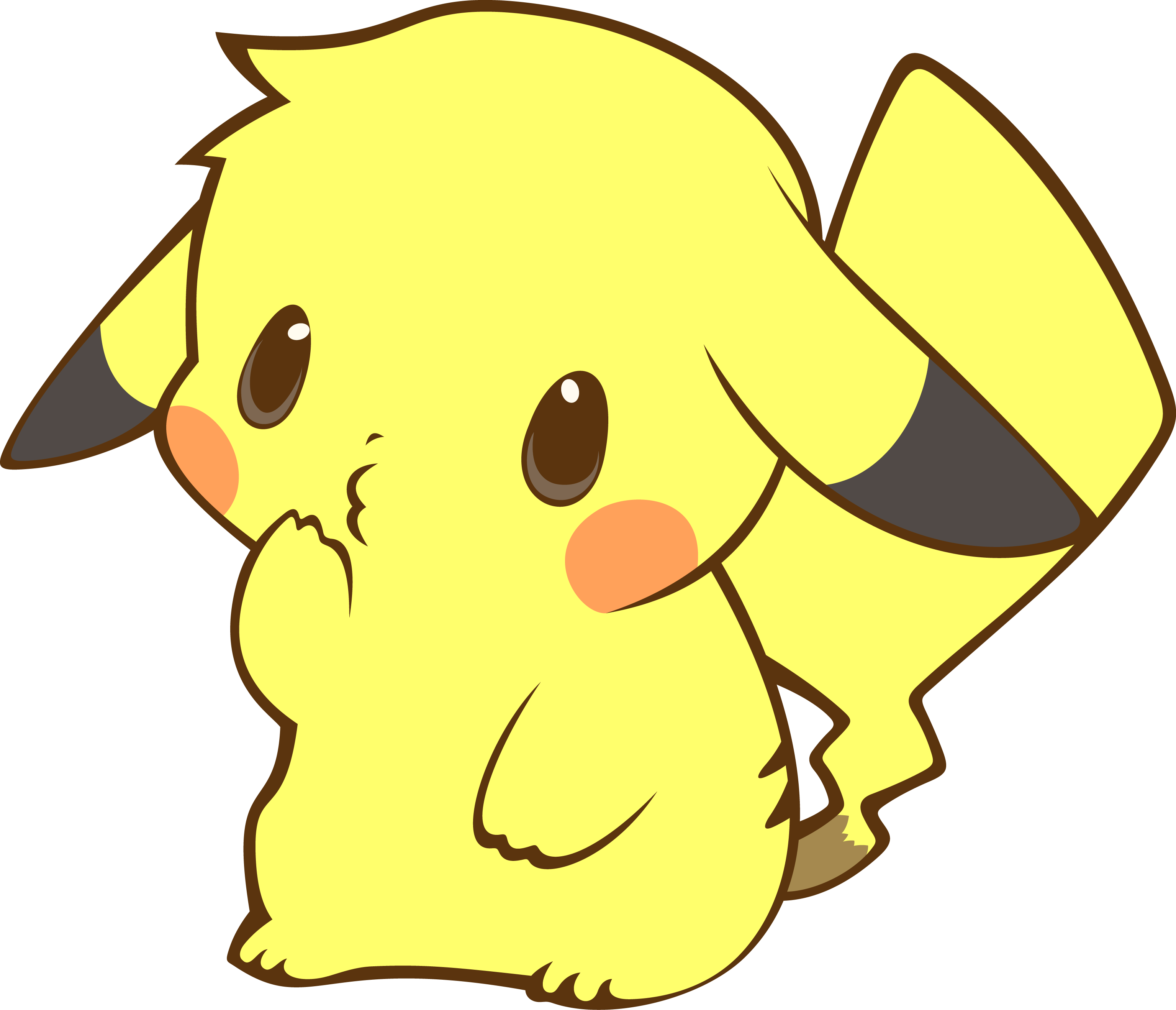 cute baby pikachu wallpaper