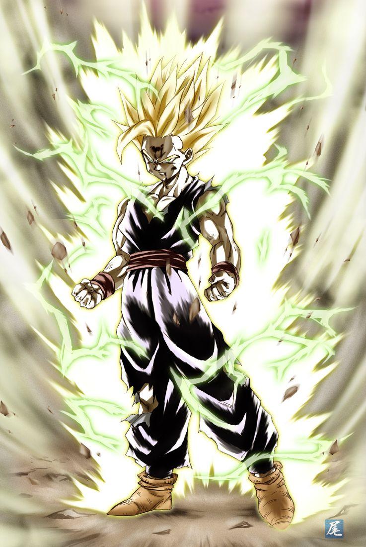 gohan super saiyan 2 wallpaper