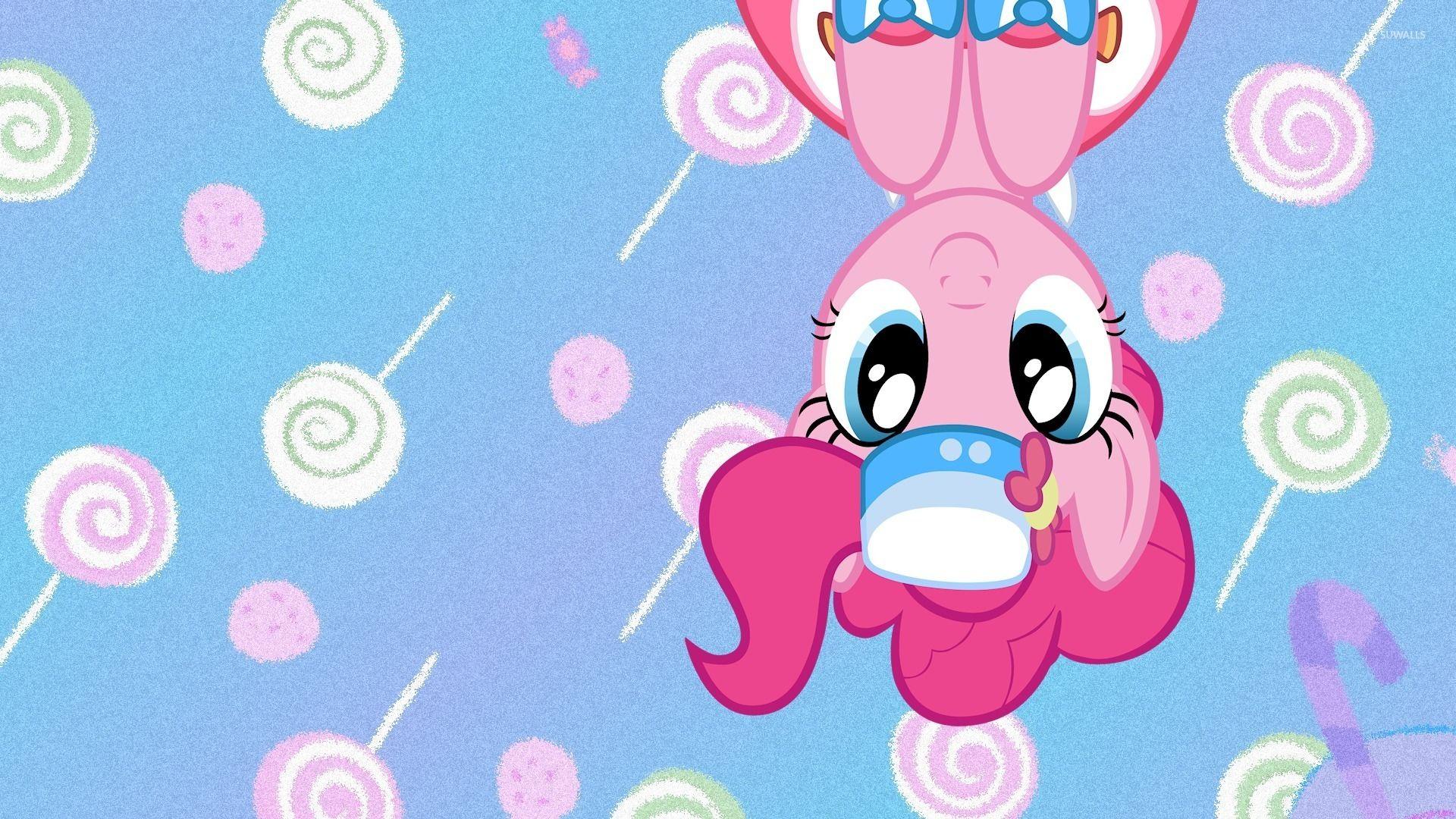 Upside down Pinkie Pie from My Little Pony wallpaper