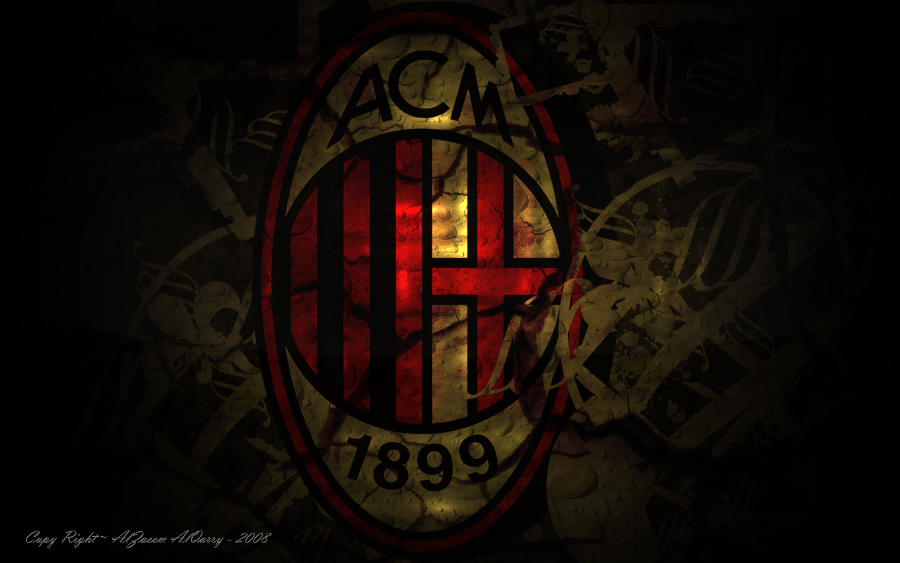 Cool AC Milan Logo HD Wallpaper