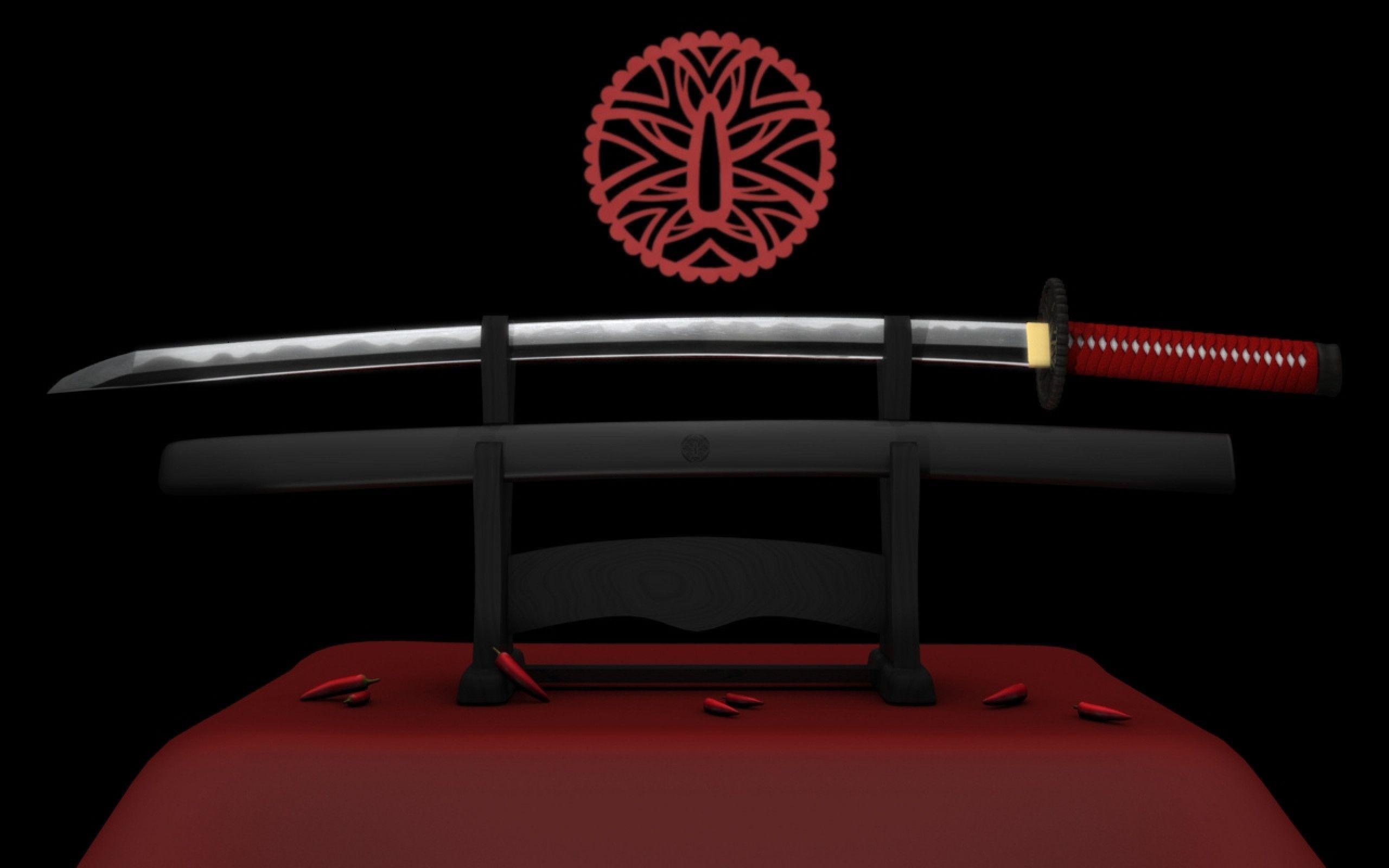 pieces of Katana Wallpaper