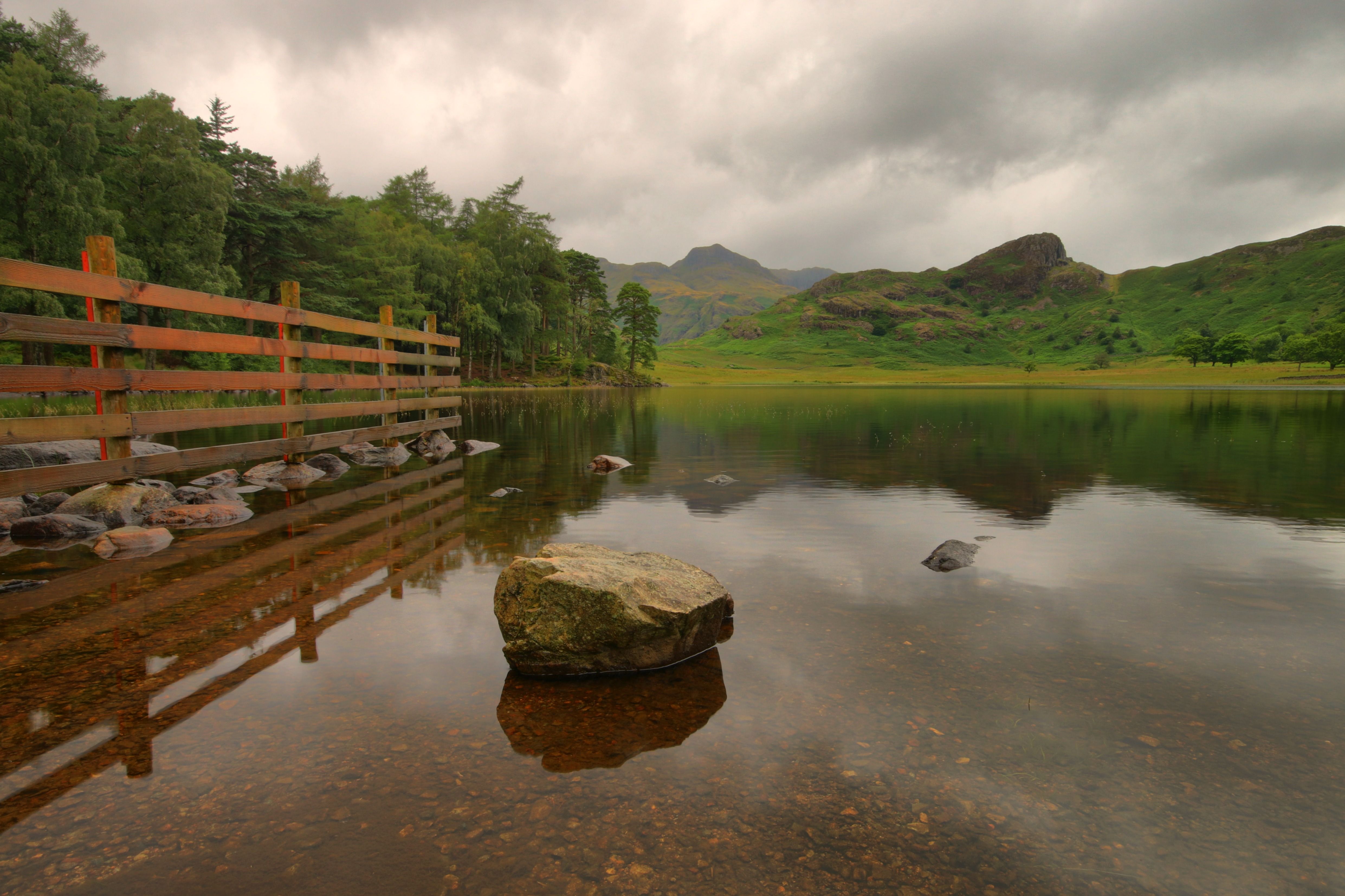 Wallpaper, blea, tarn, great, langdale, side, pike, pikes, sidepike