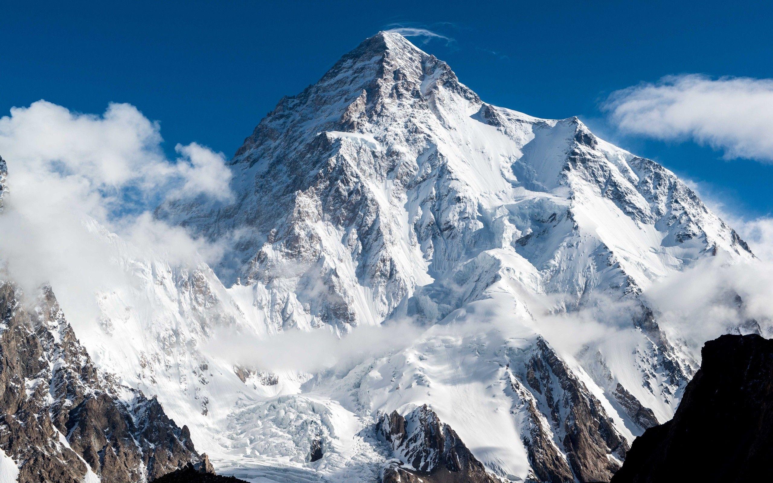 Mountains: Himalayas Peak Snow Slope Nature Photo Best for HD 16:9