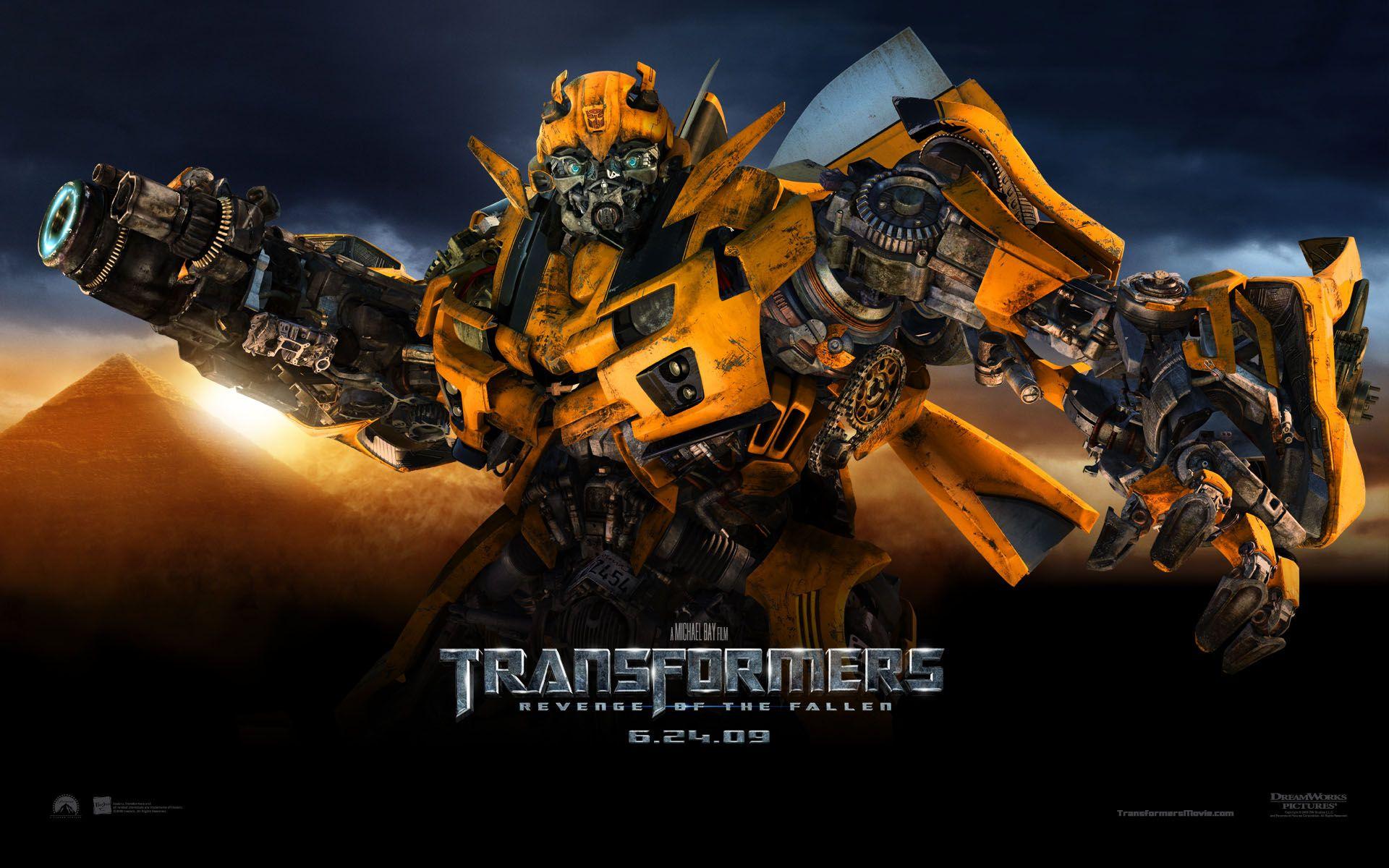 Bumble Bee from Transformers Revenge of the Fallen Movie Desktop Wallpaper