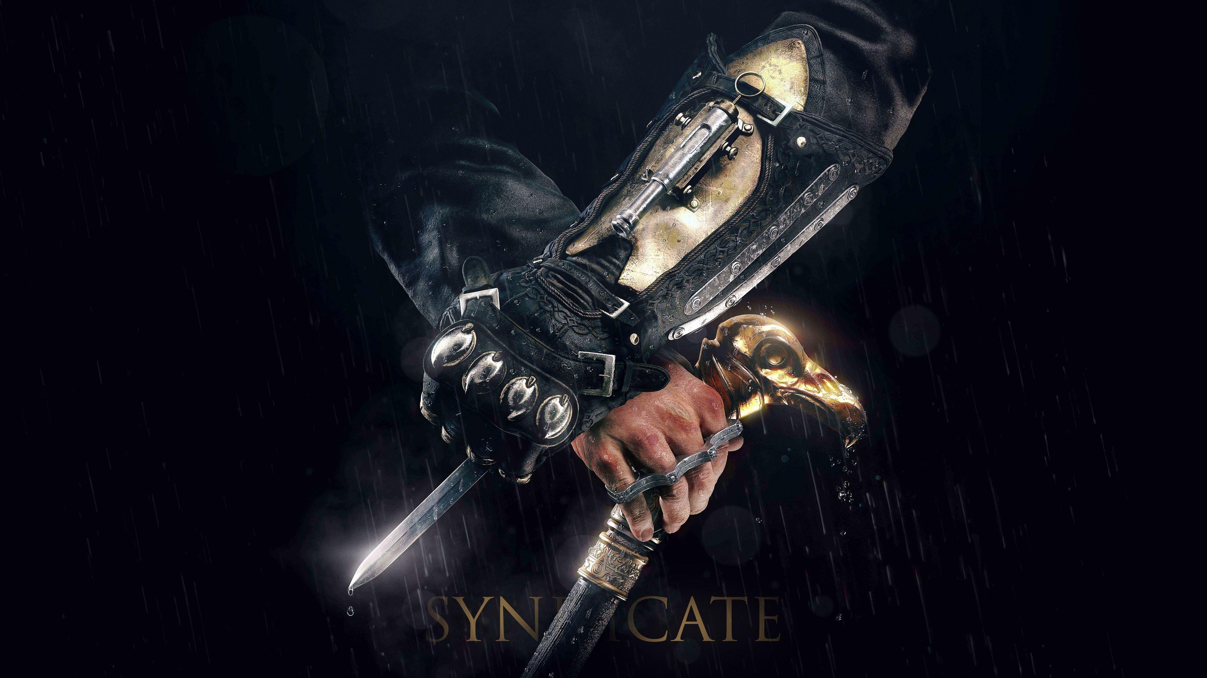 Download wallpaper 3840x2160 assassins creed, syndicate, jacob frye
