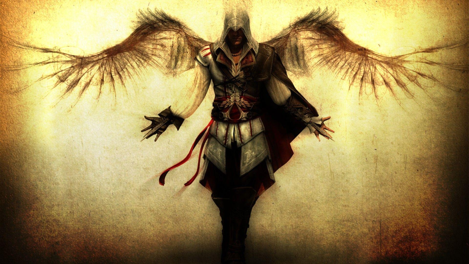 Download Wallpaper 1920x1080 assassins creed, desmond miles, hands