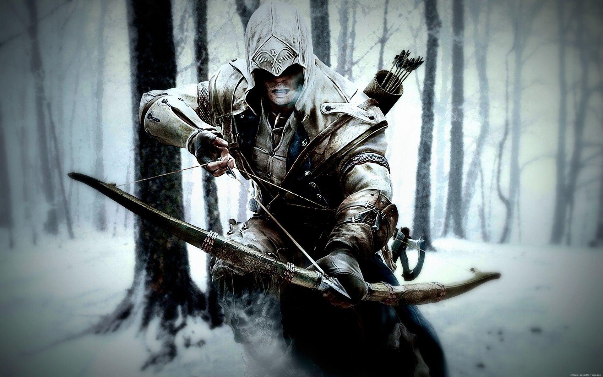Assassins Creed 3 winter bowman HD Wallpaper
