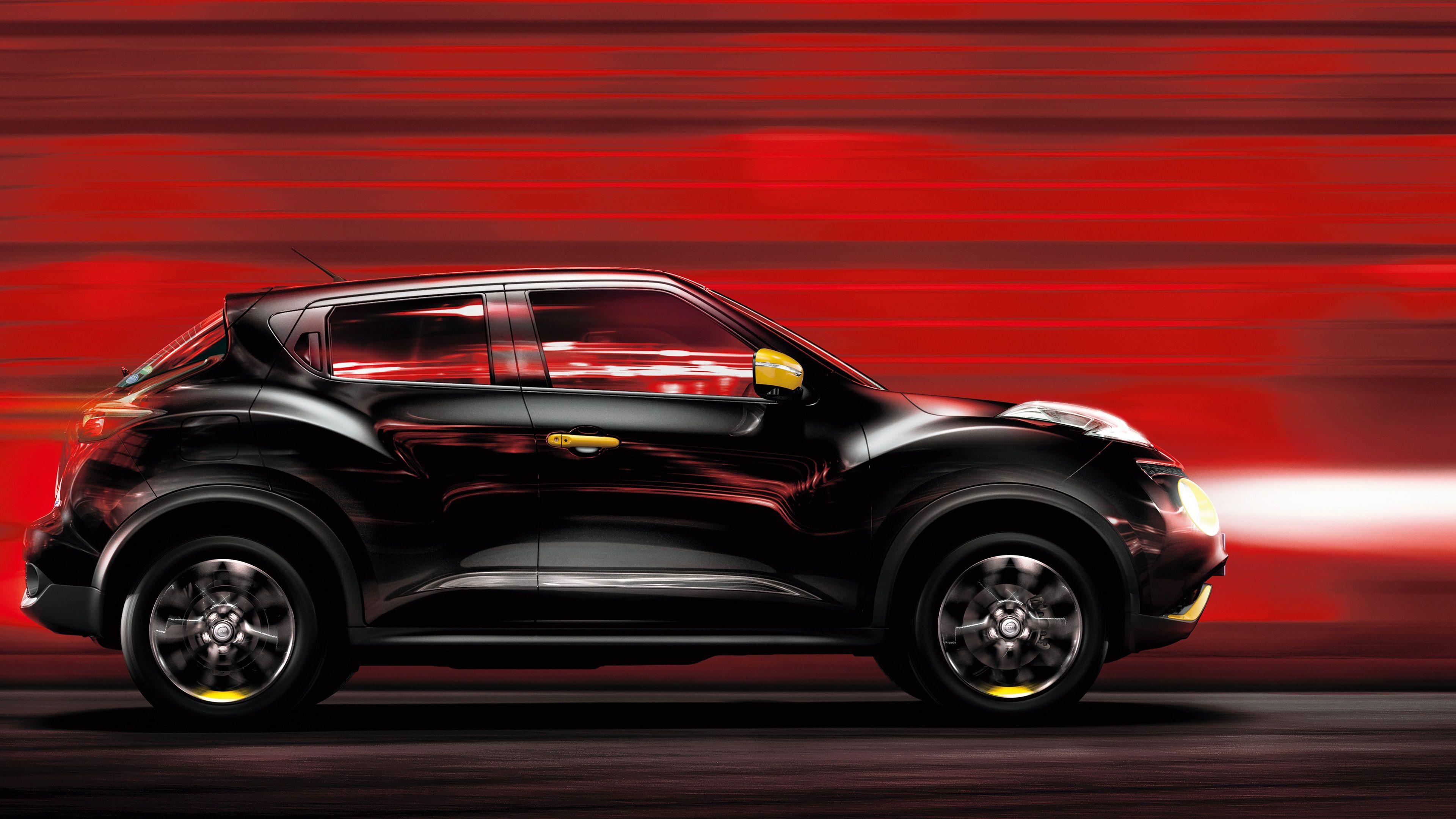 Nissan Juke black car speed wallpaper