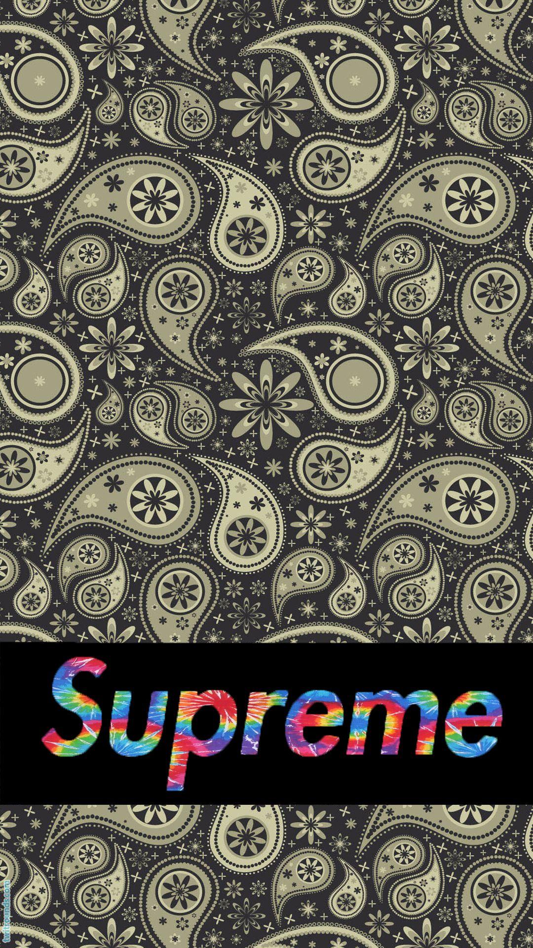 Download Tie Dye Supreme Wallpaper free for mobile
