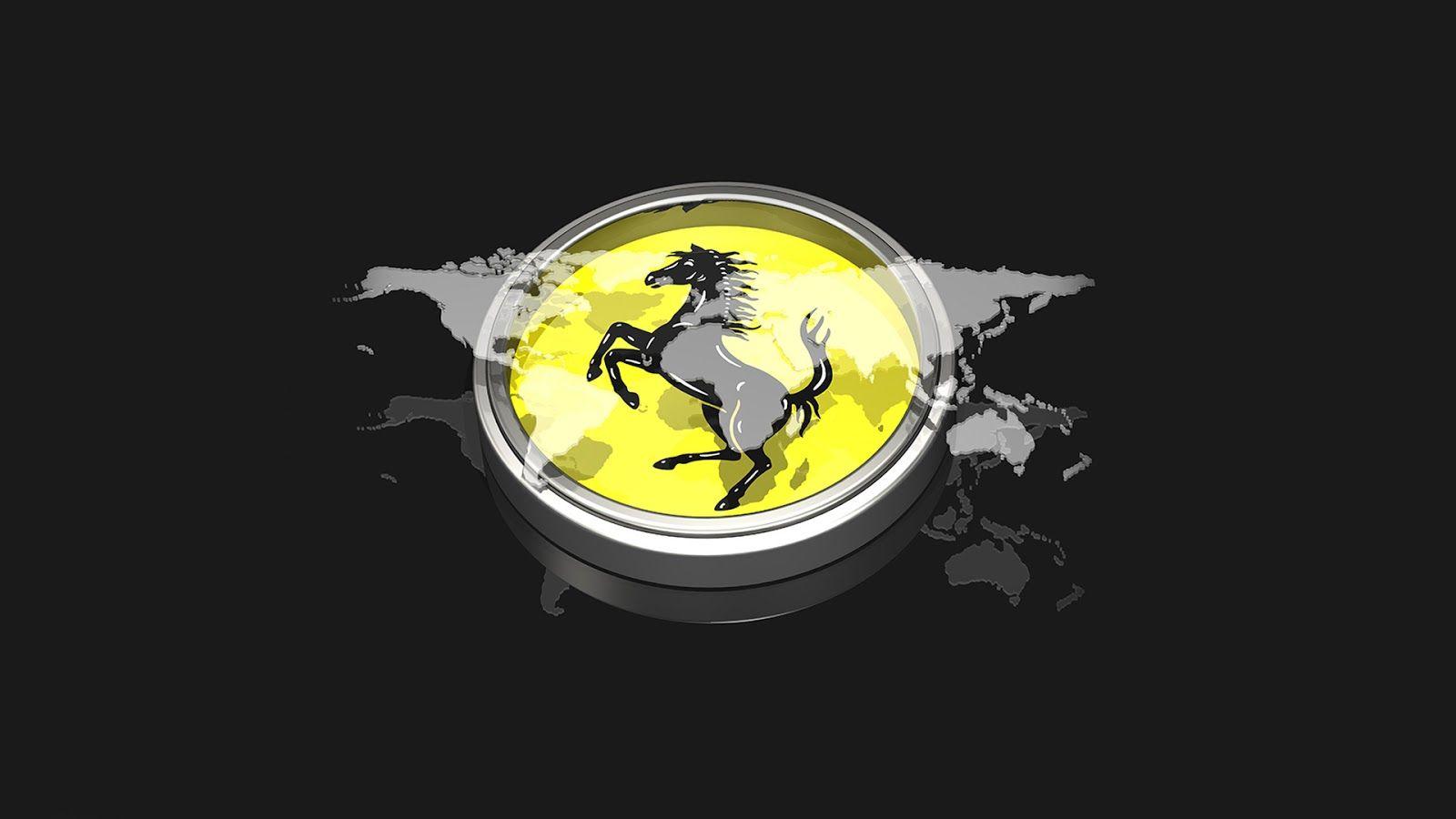 Ferrari Logo. HD Wallpaper (High Definition)