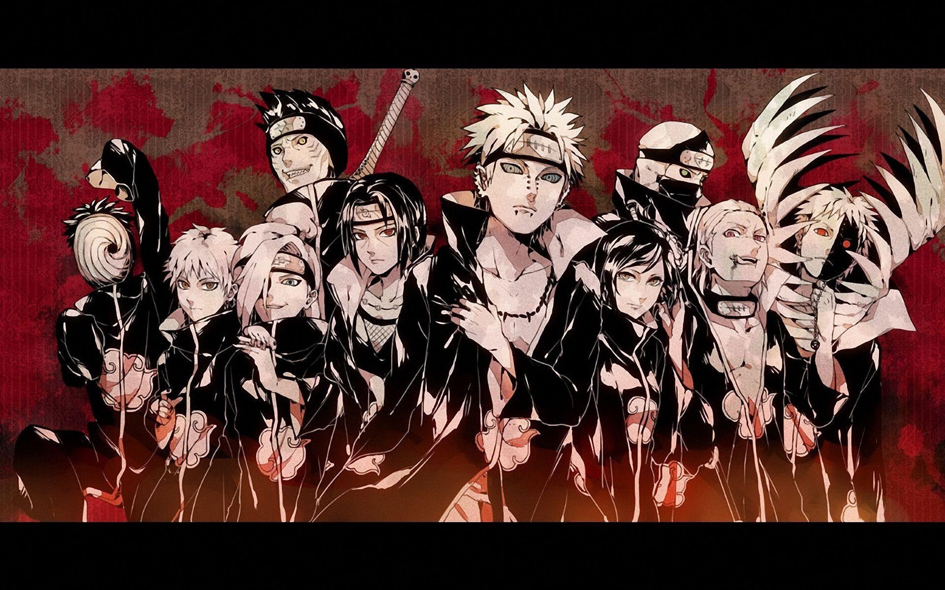 Akatsuki Team Wallpapers Wallpaper Cave