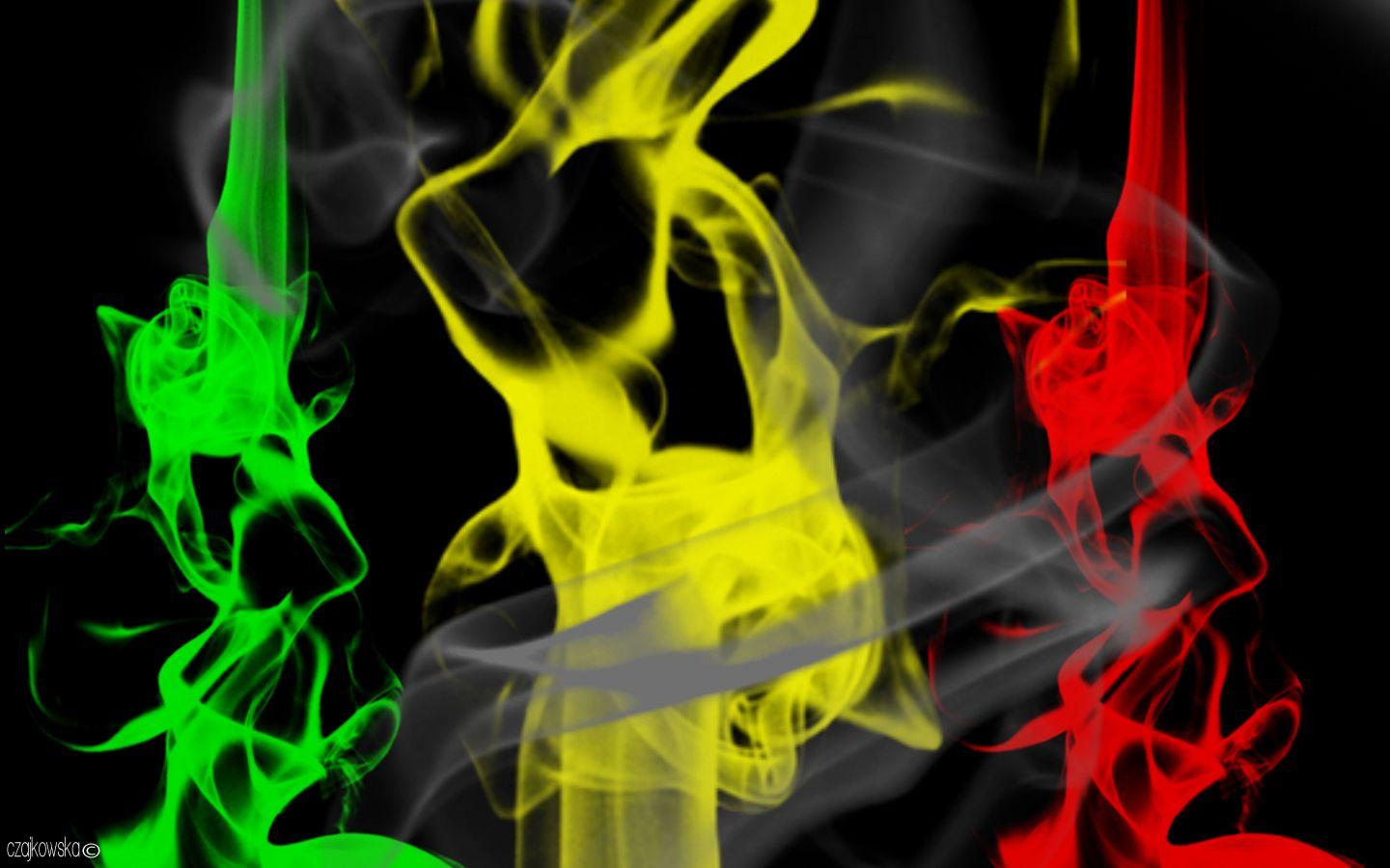 Marijuana Coloured Smoke Wallpaper. Stoner Humour!
