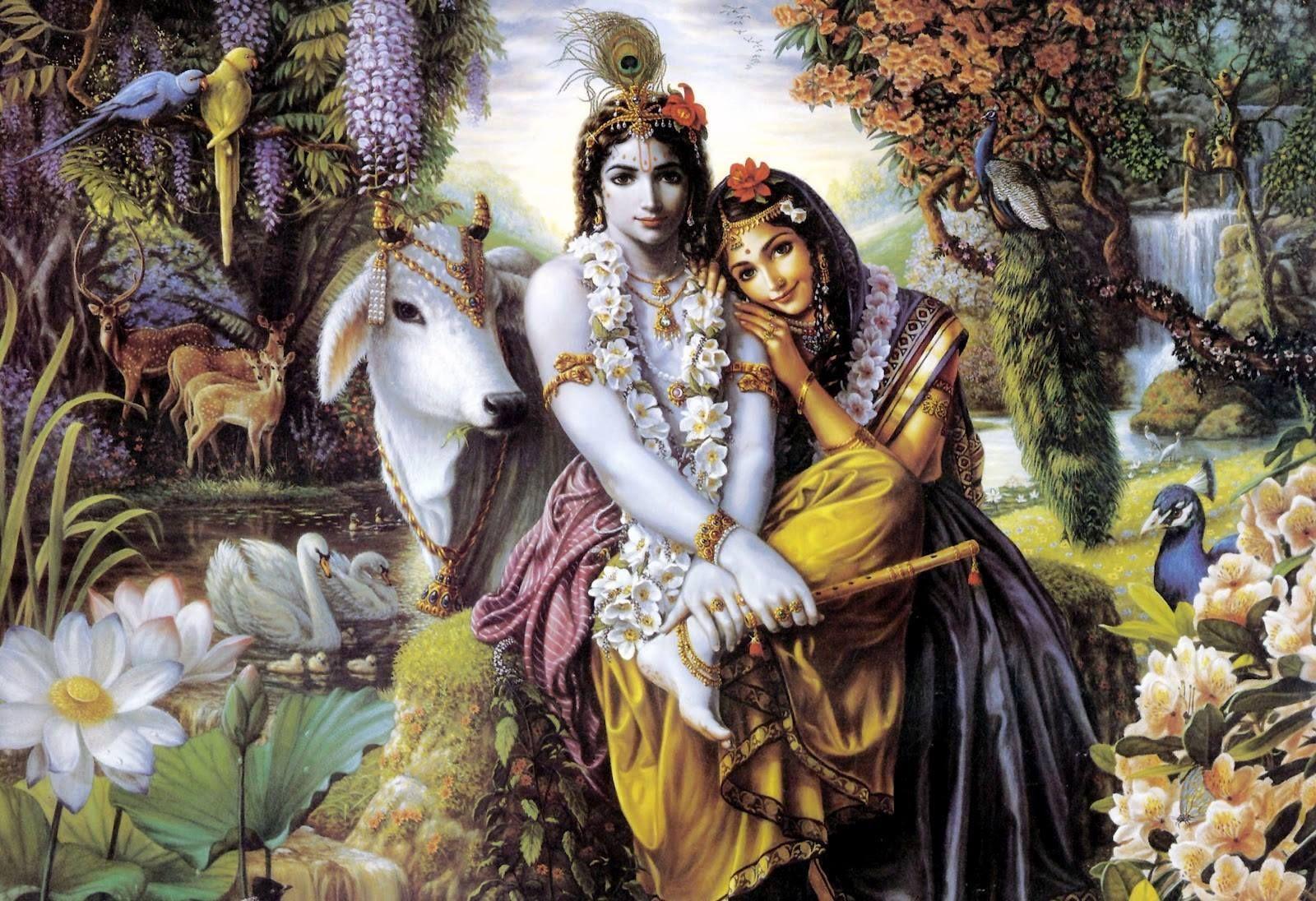 Sri Krishna & Srimate Radharani