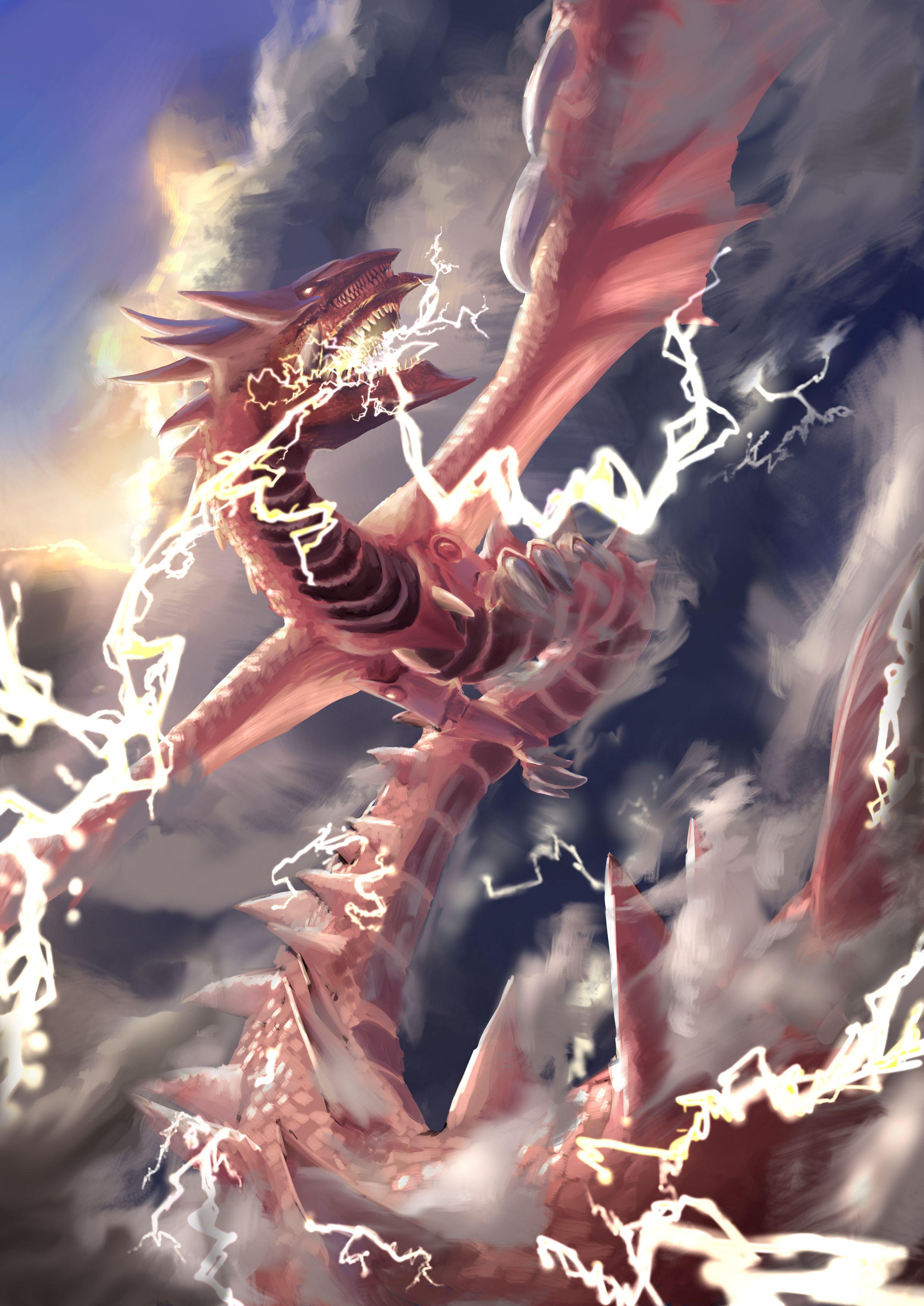 Slifer The Sky Dragon Gi Oh! Duel Monsters Wallpaper