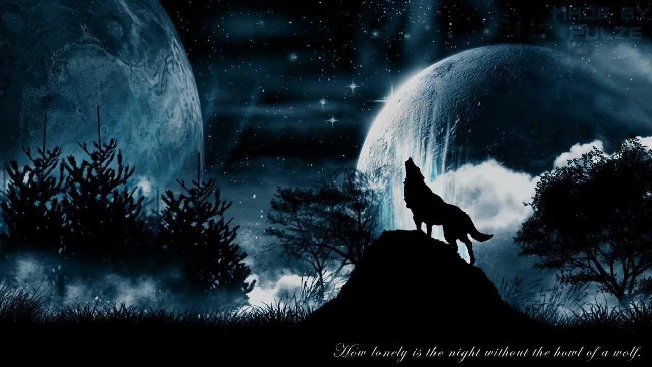 Wolf Moon Wallpaper. HD Wallpaper. Wolf wallpaper