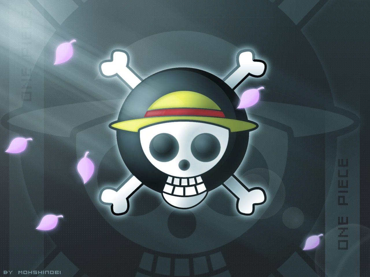 One Piece Skull Logo Wallpaperx960