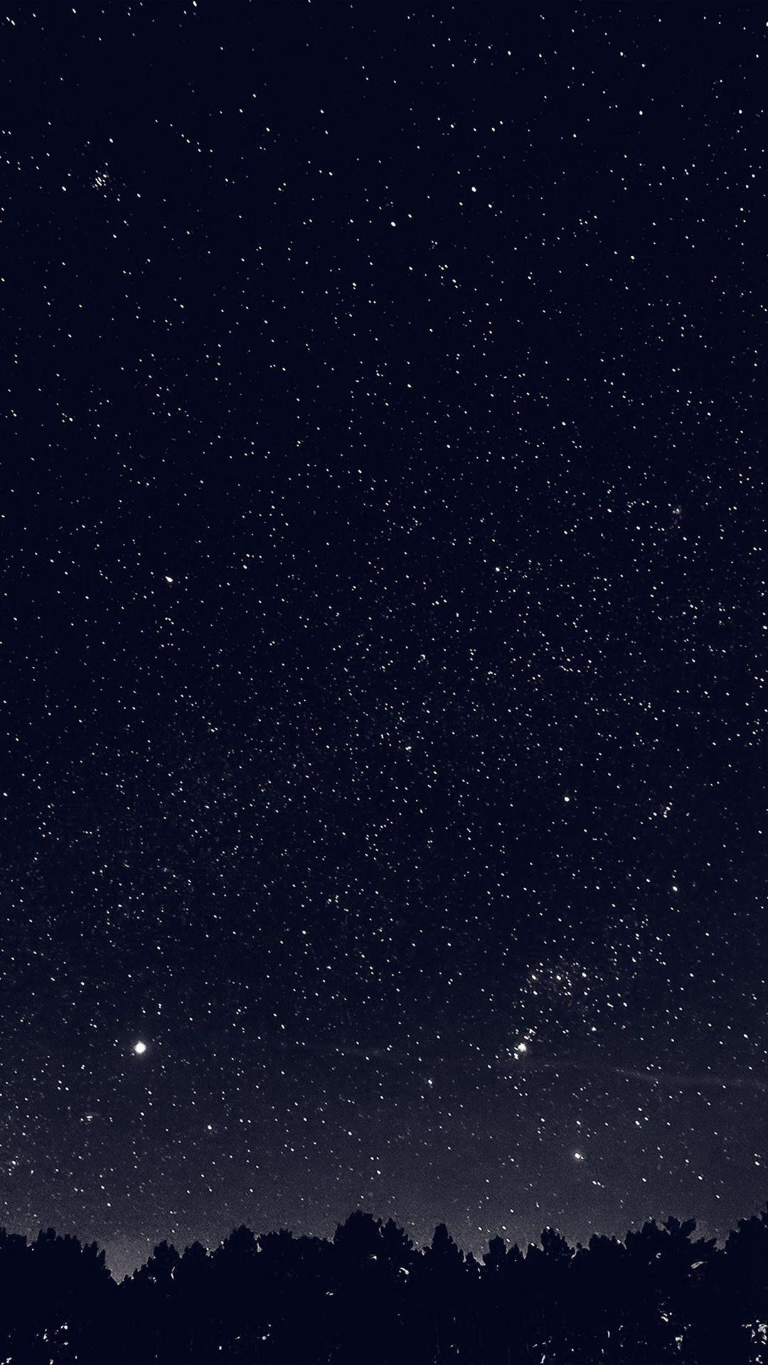Space Sky Night Dark Nature Bw #iPhone #wallpaper. iPhone 6