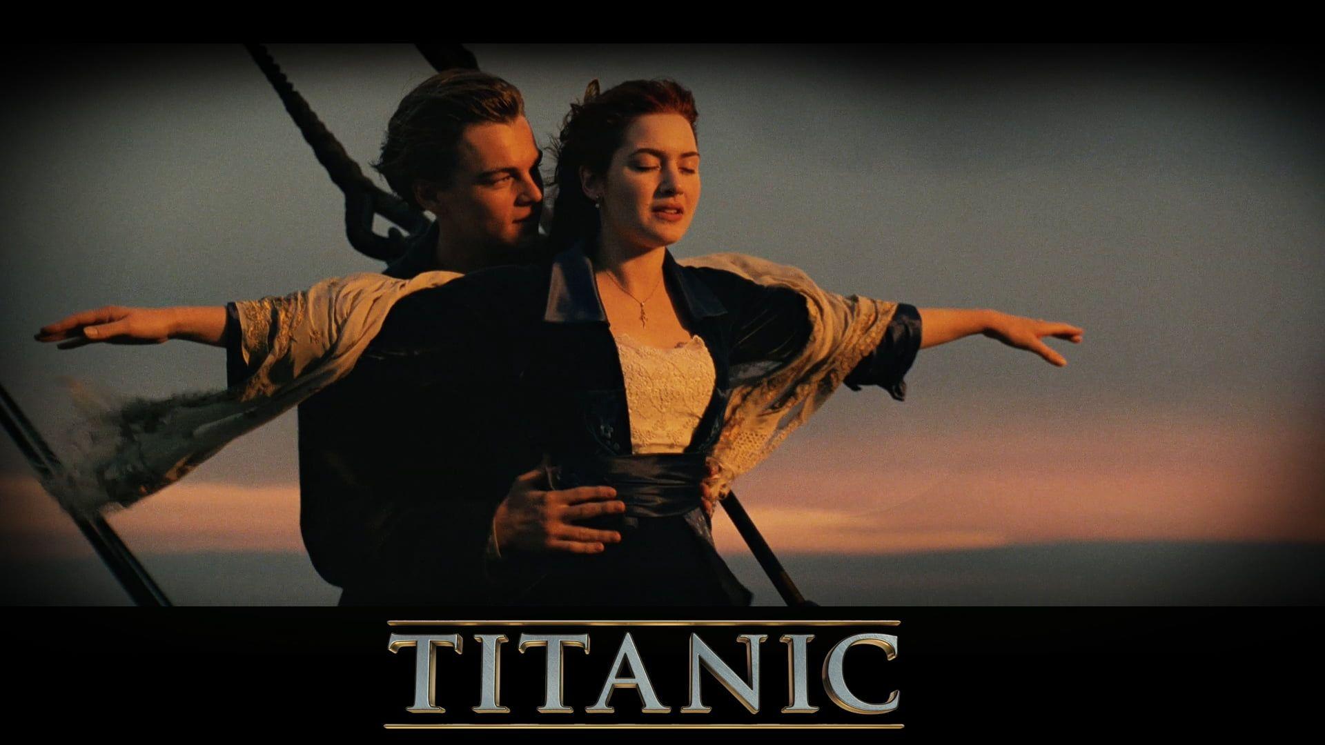 Titanic Jack and Rose on boat HD wallpaper