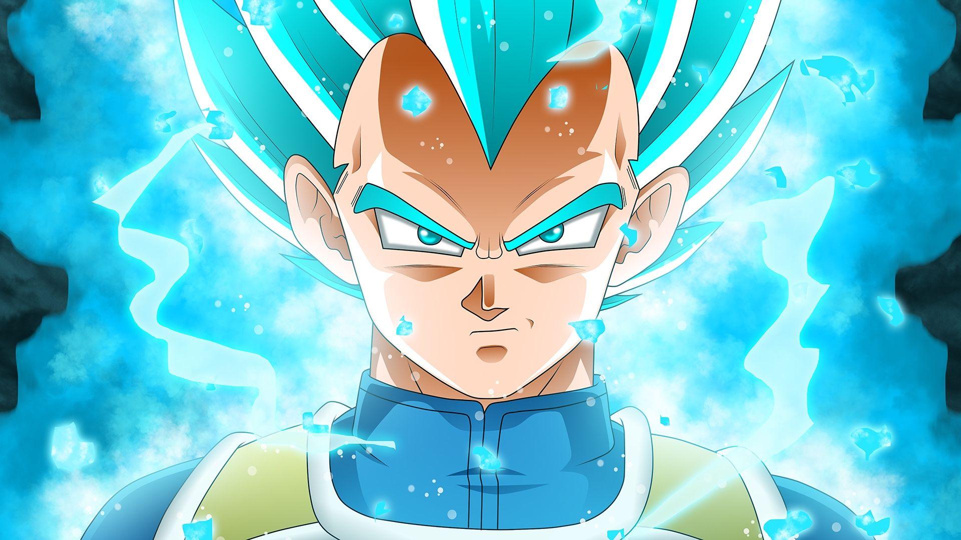 blue haired vegeta