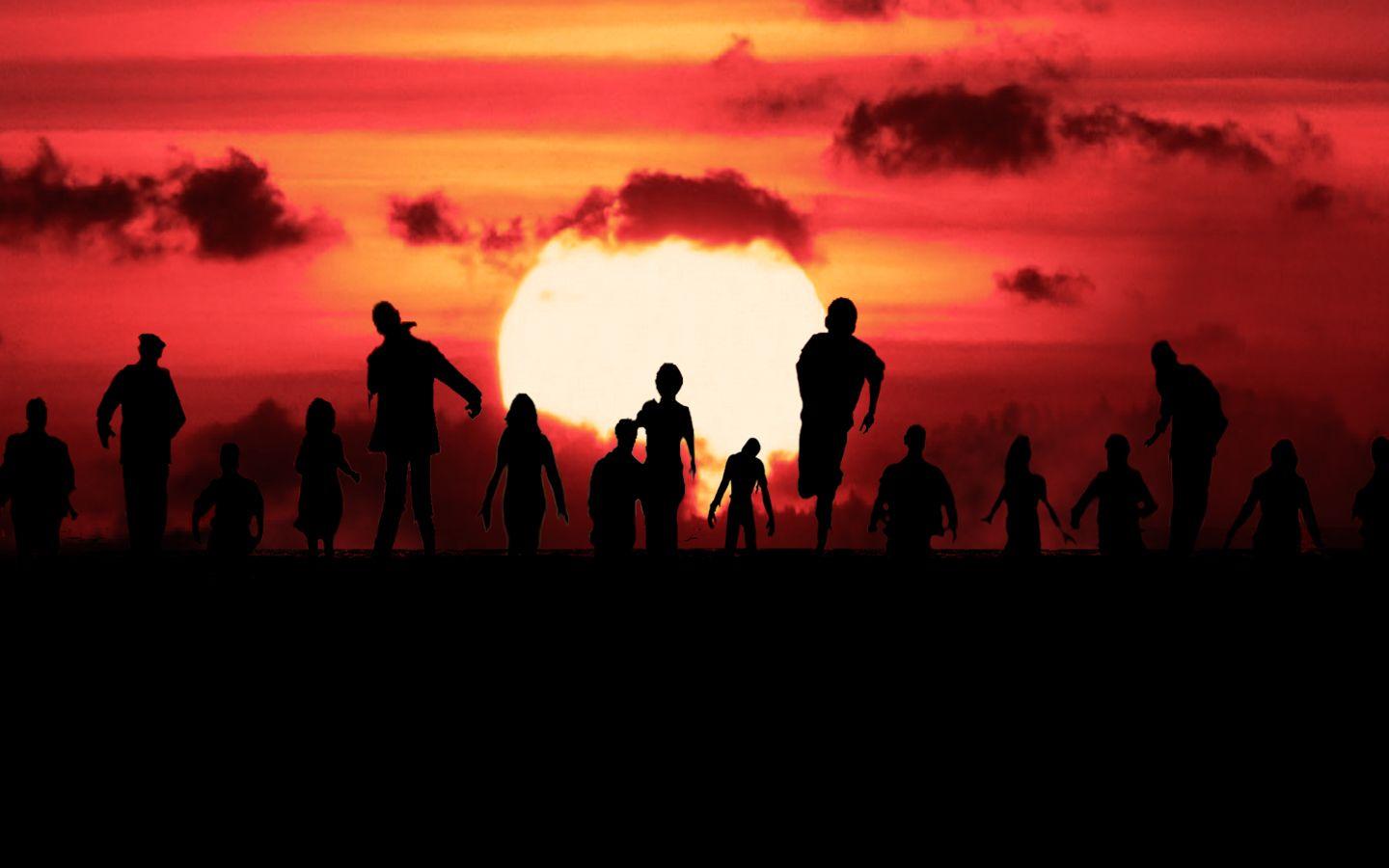 Zombie Silhouette Wallpaper Picture 52292 1440x900 px