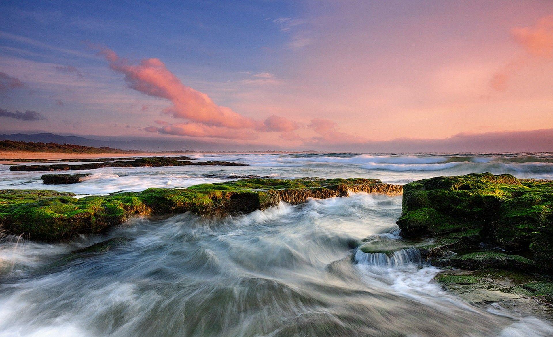 Beach: Ocean Nature Beach Landscape Wallpaper Samsung Galaxy S3 HD