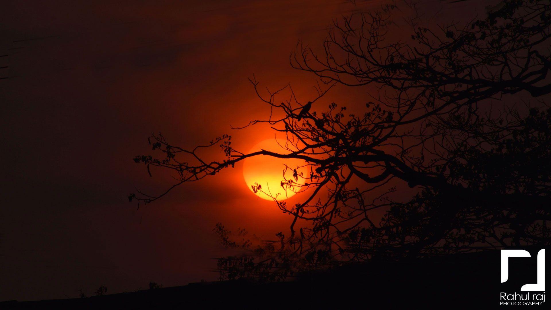 STUNNING ATTRACTIVE RED SKY SUNSET RAHUL RAJ RJ PHOTOGRAPHY 5 HD