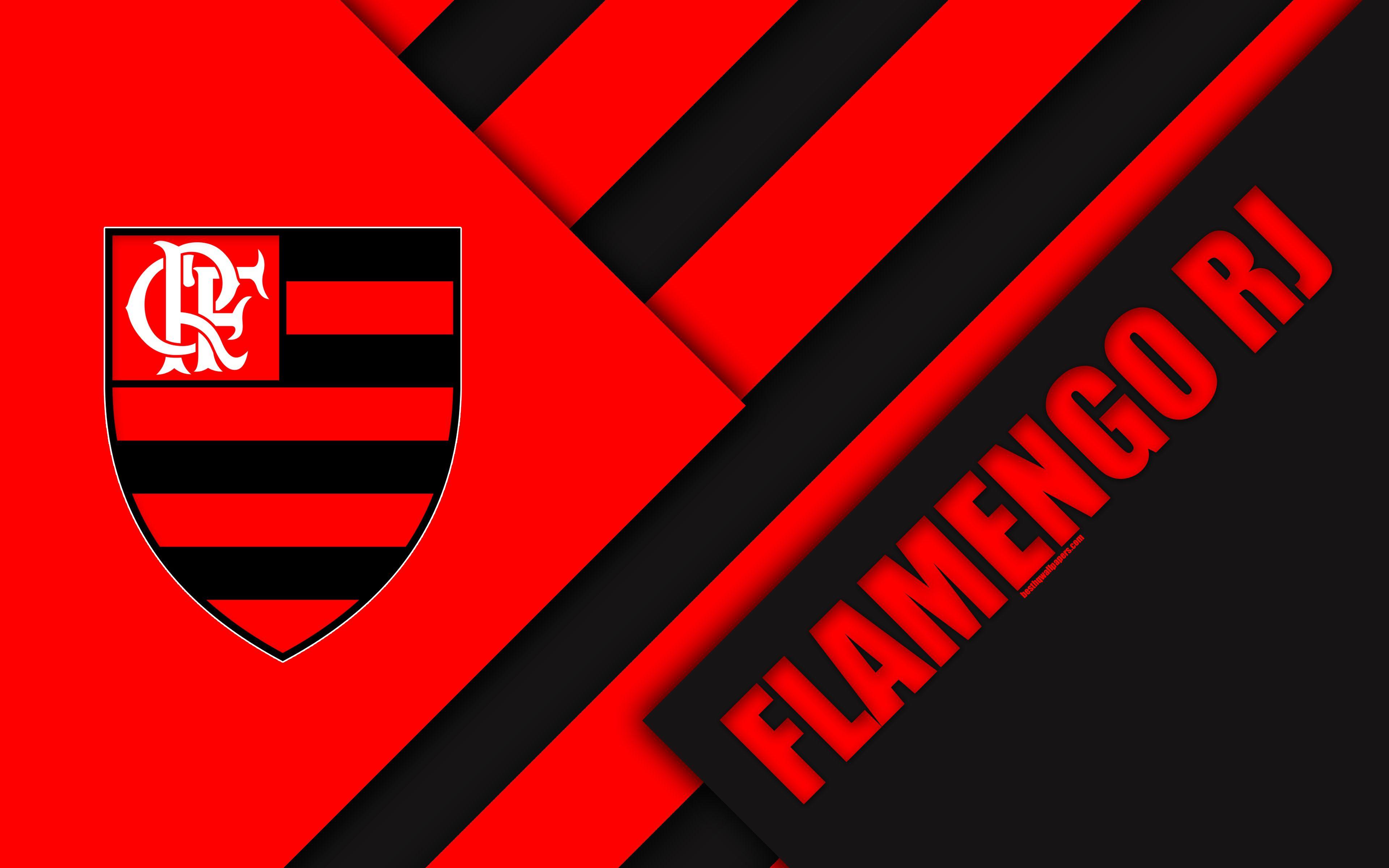 Download wallpaper Flamengo RJ FC, Rio de Janeiro, Brazil, 4k