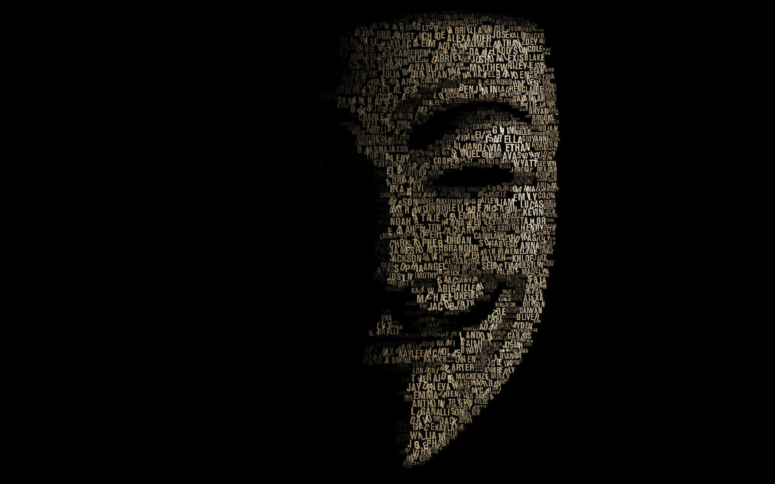 V For Vendetta Mask wallpaper