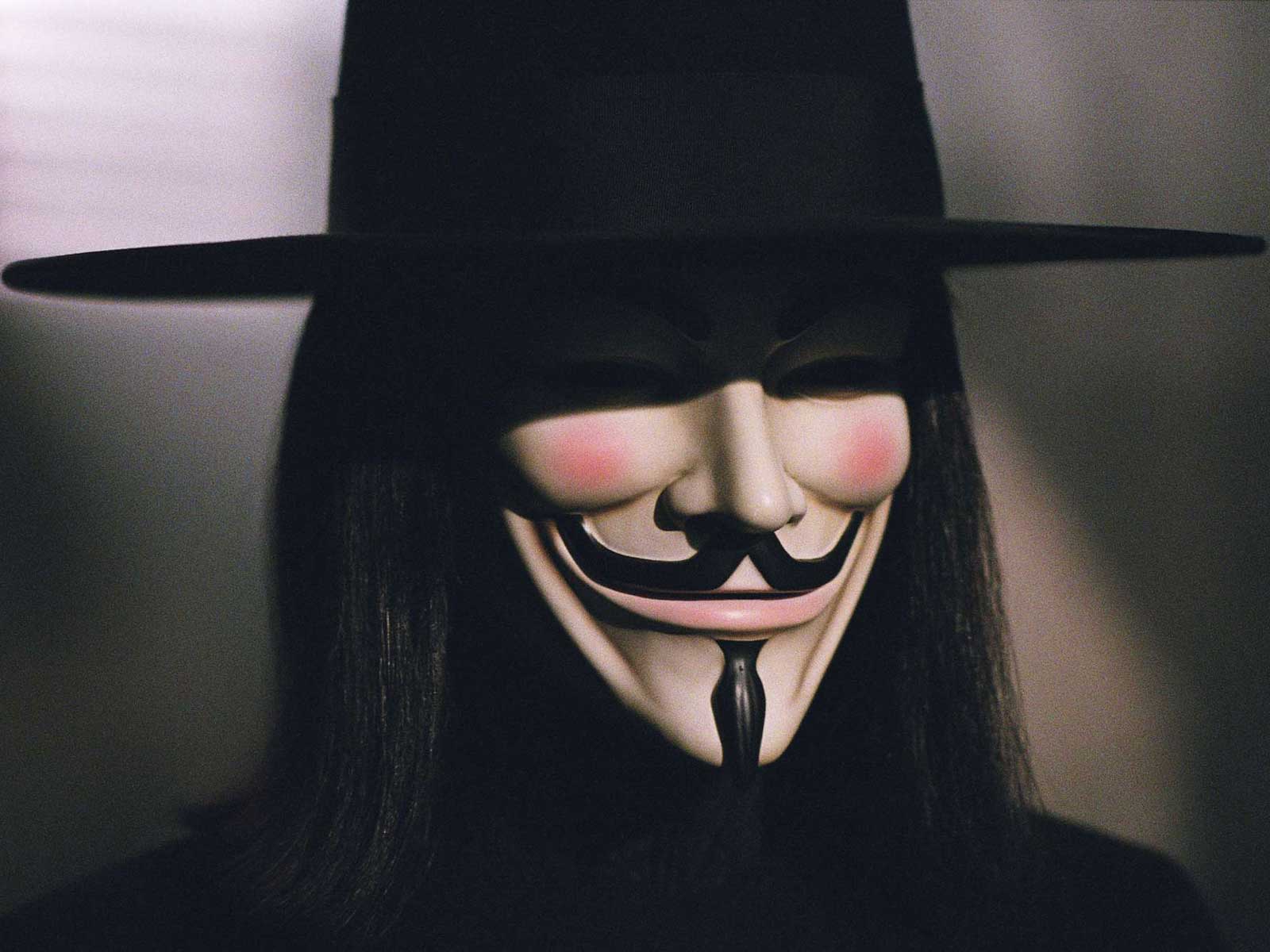 V For Vendetta Mask HD Wallpaper