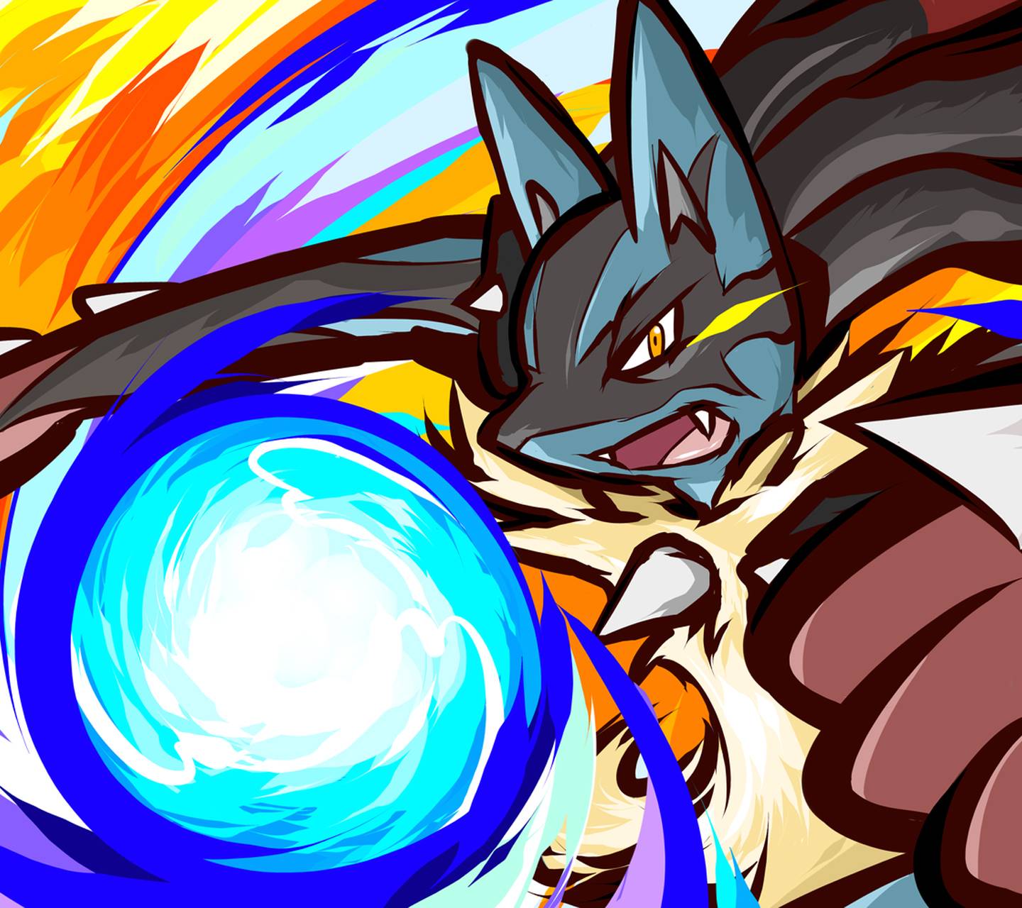 Mega Evolution Lucario Wallpaper